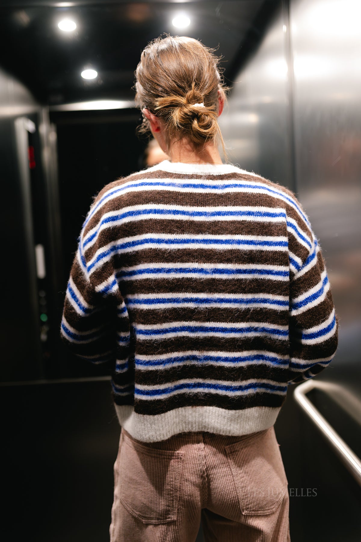 PCAda LS O-neck knit cardigan chicory coffee/cloud dancer