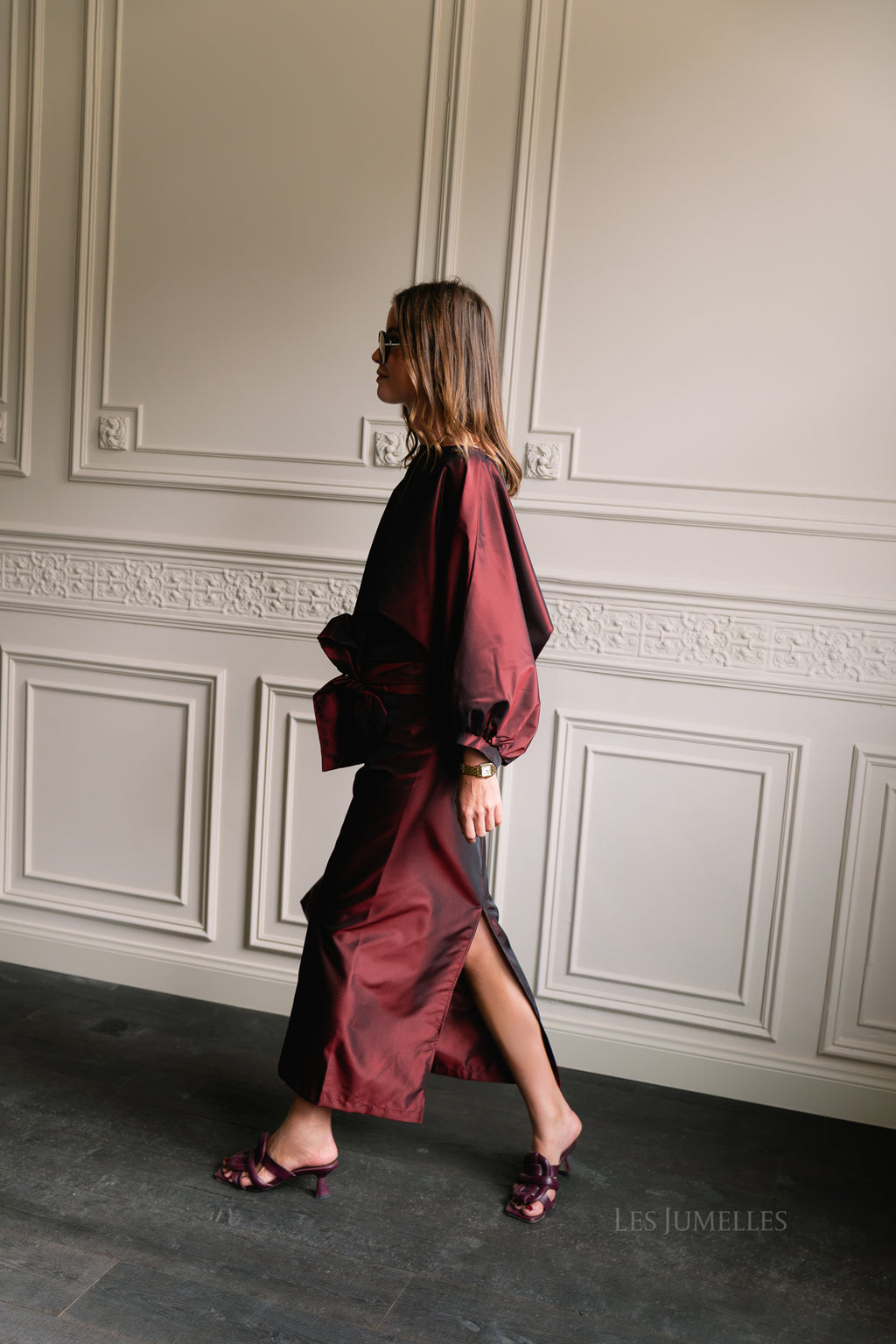 Sutton blouse burgundy