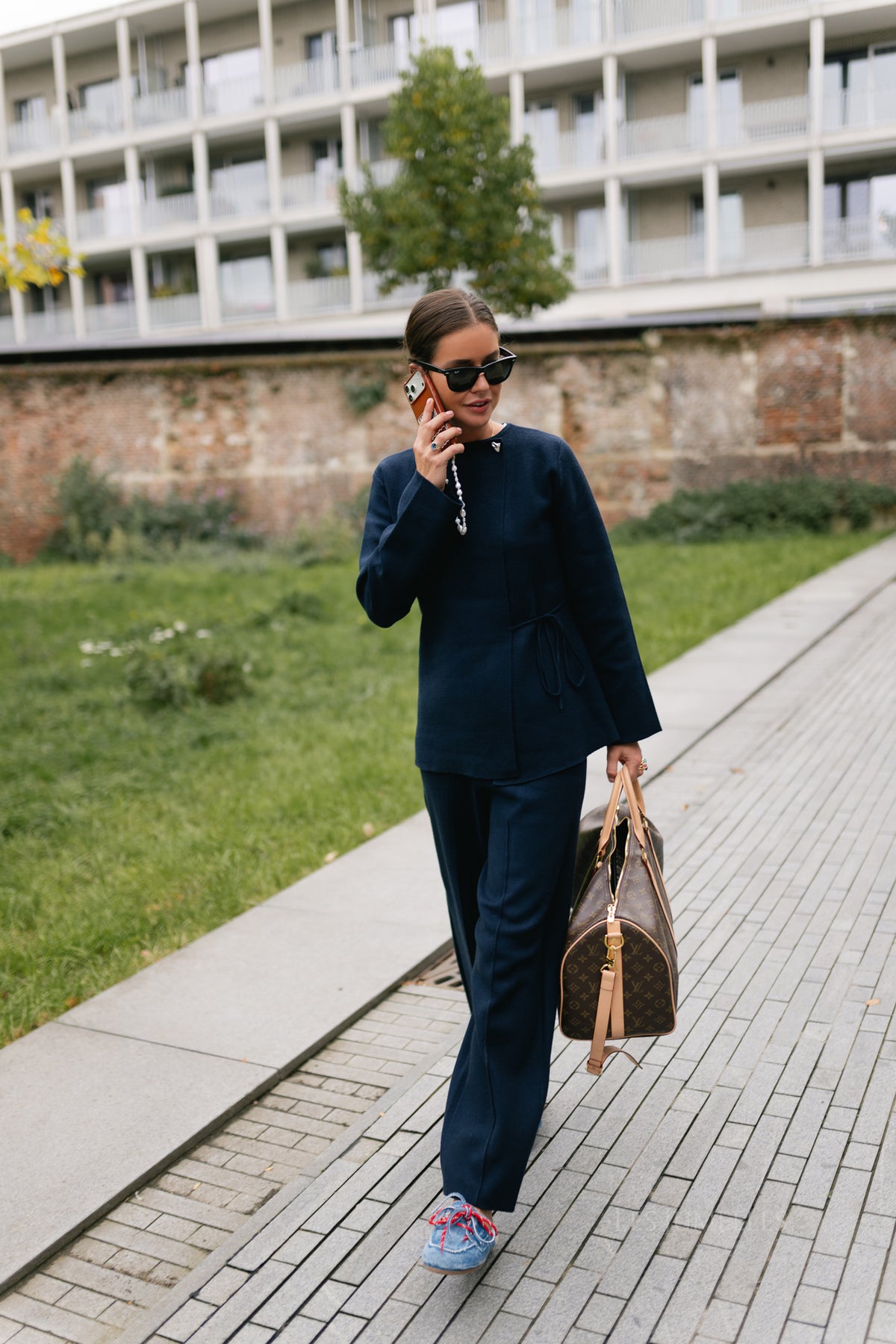 OBJLeylo L/S knit cardigan sky captain