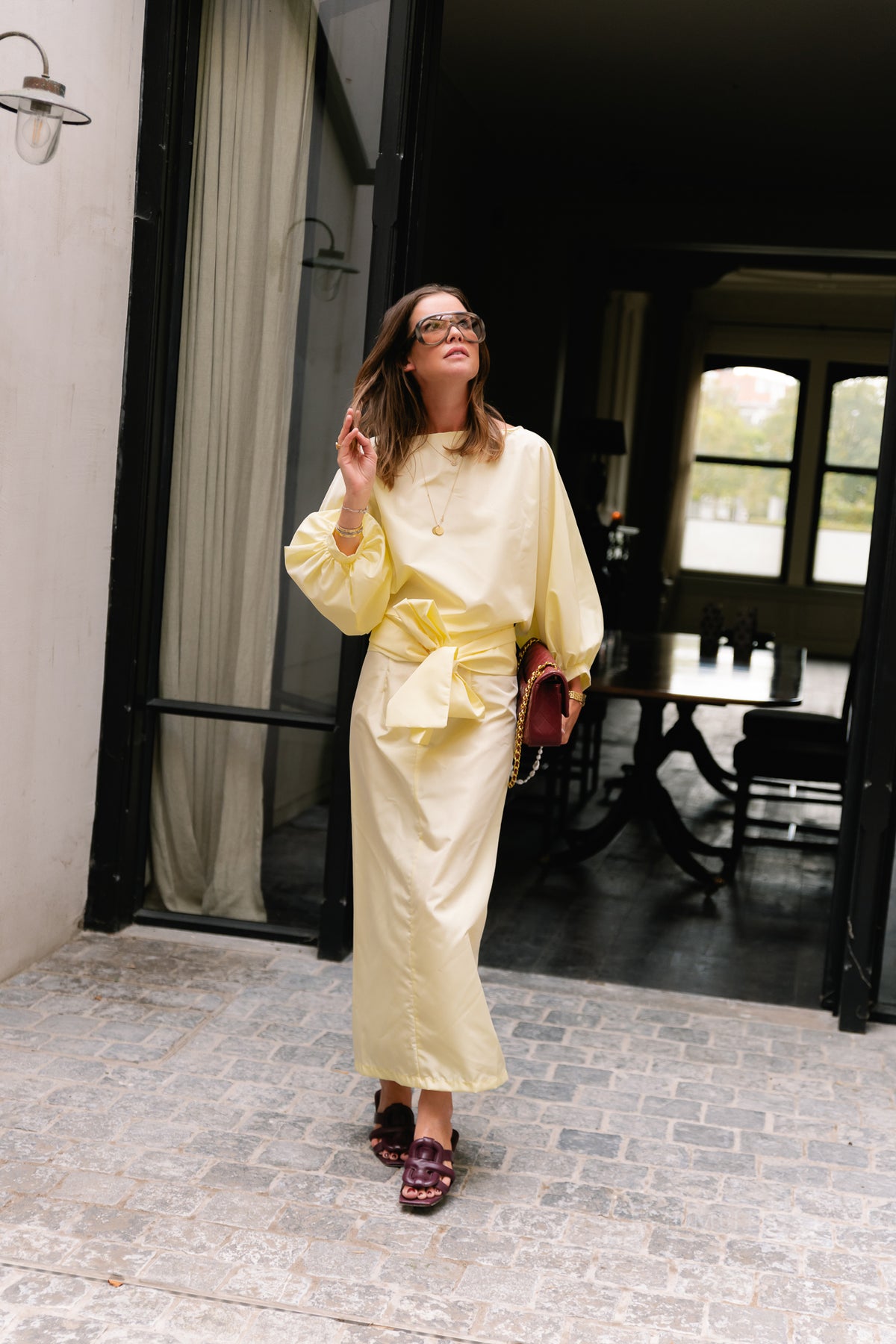 Sutton blouse butter yellow
