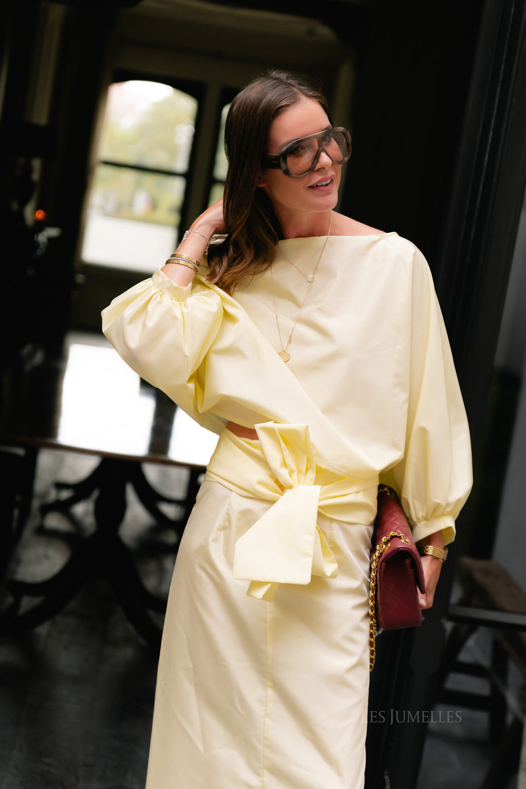 Sutton blouse butter yellow