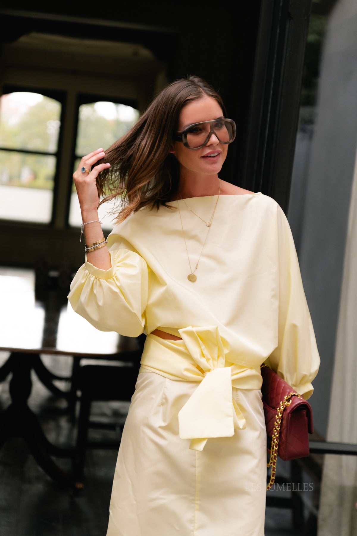 Sutton blouse butter yellow