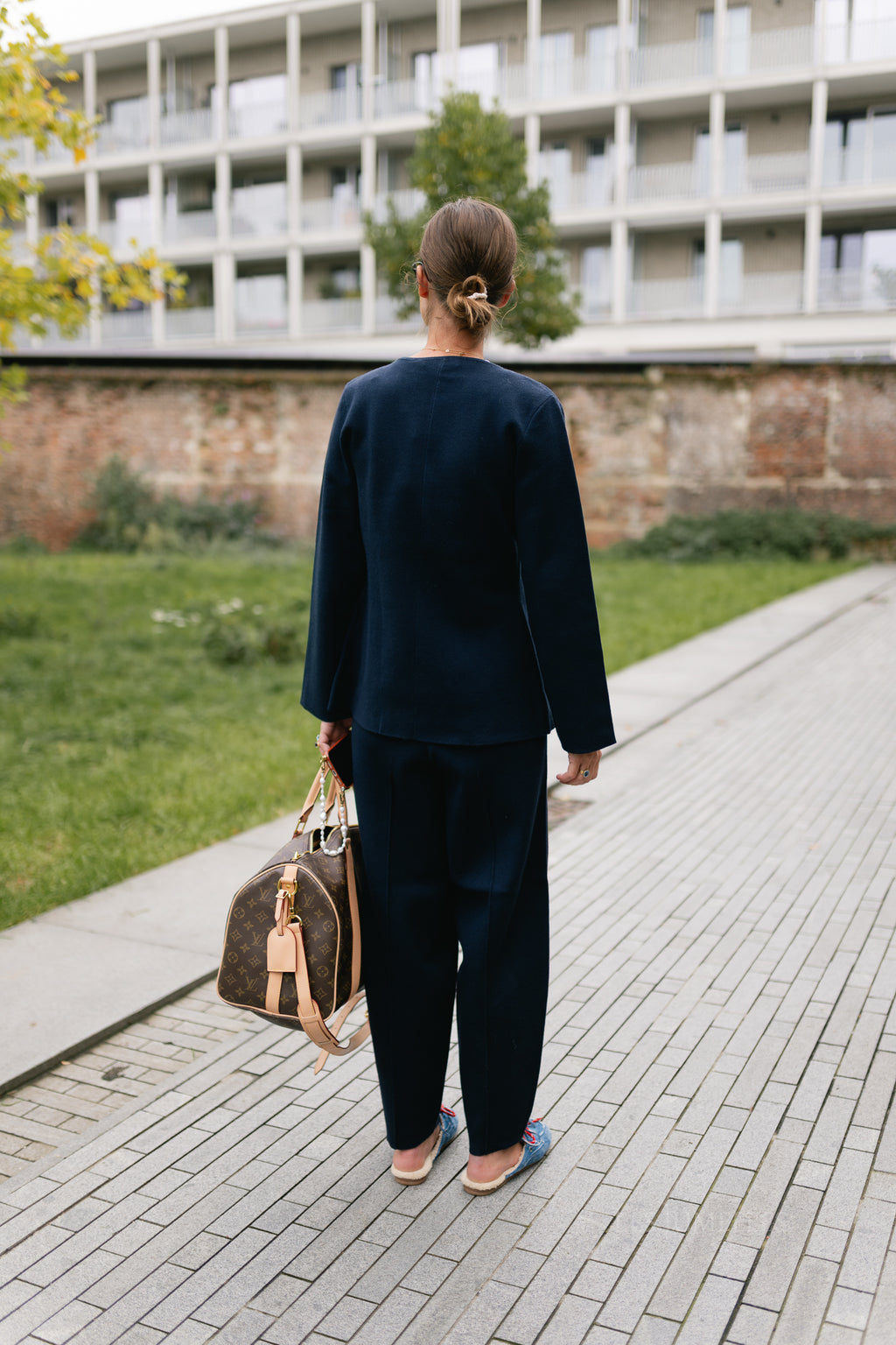 OBJLeylo L/S knit cardigan sky captain