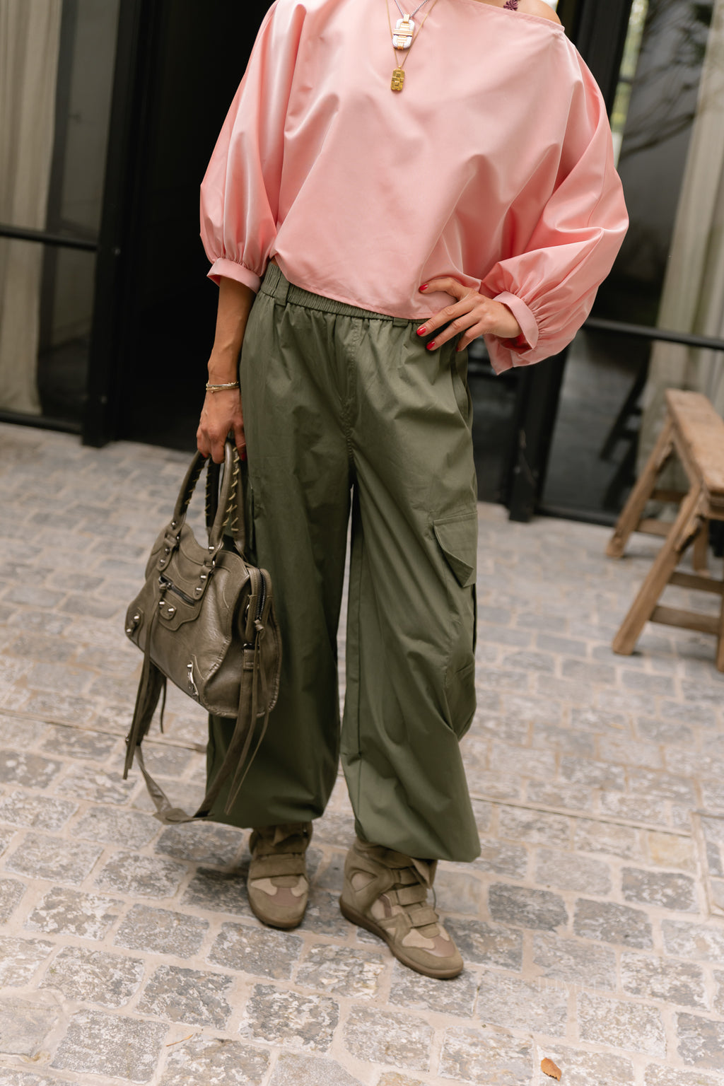 Sutton blouse light pink