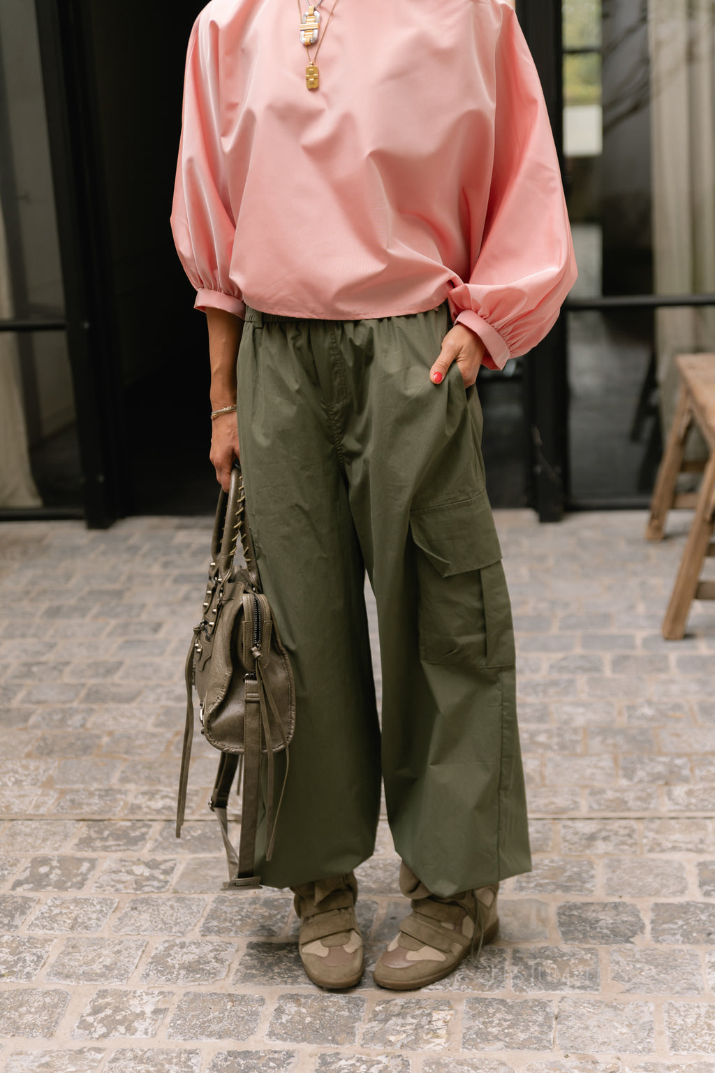 Sutton blouse light pink