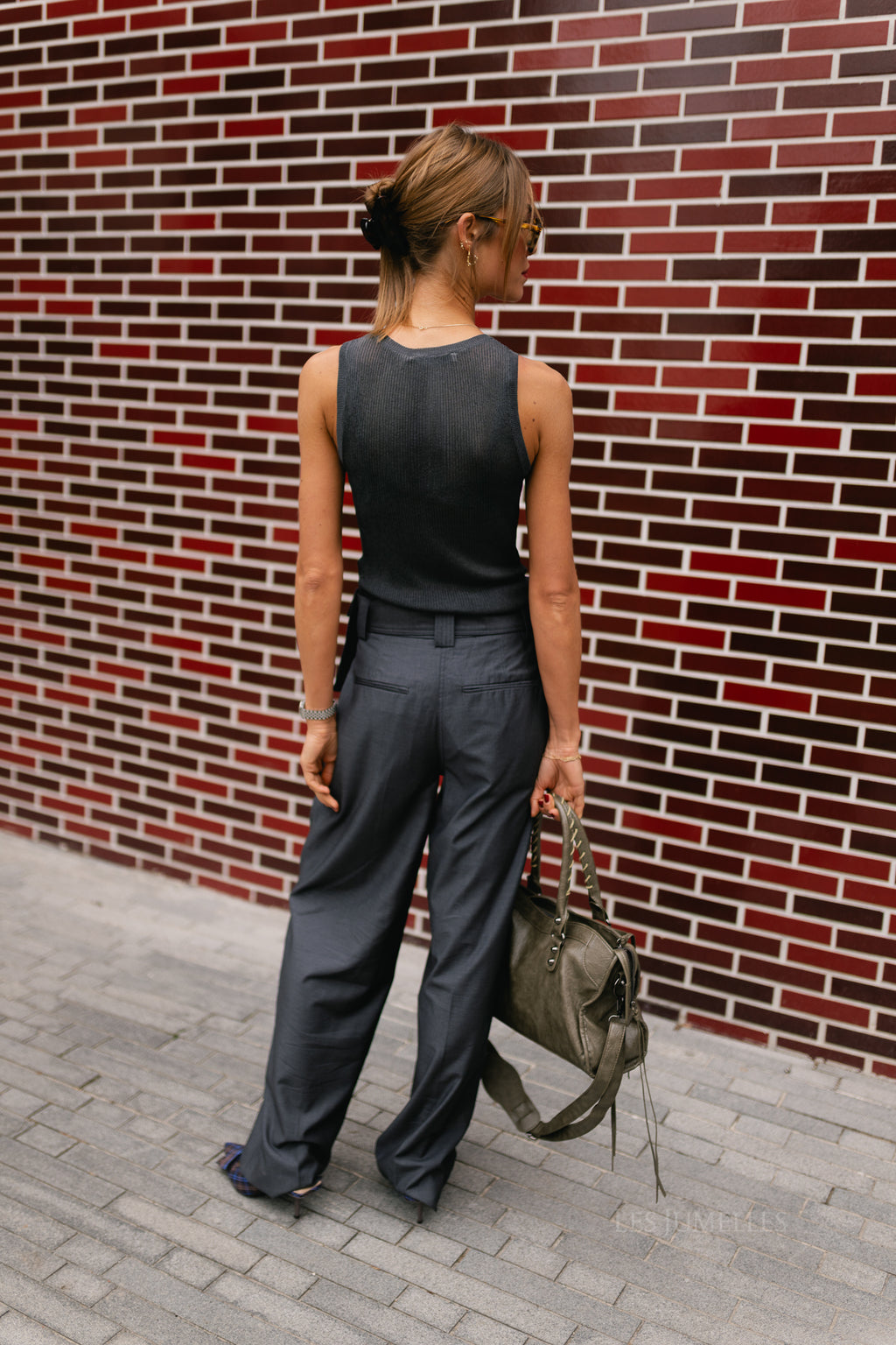SilviGZ top asphalt metallic