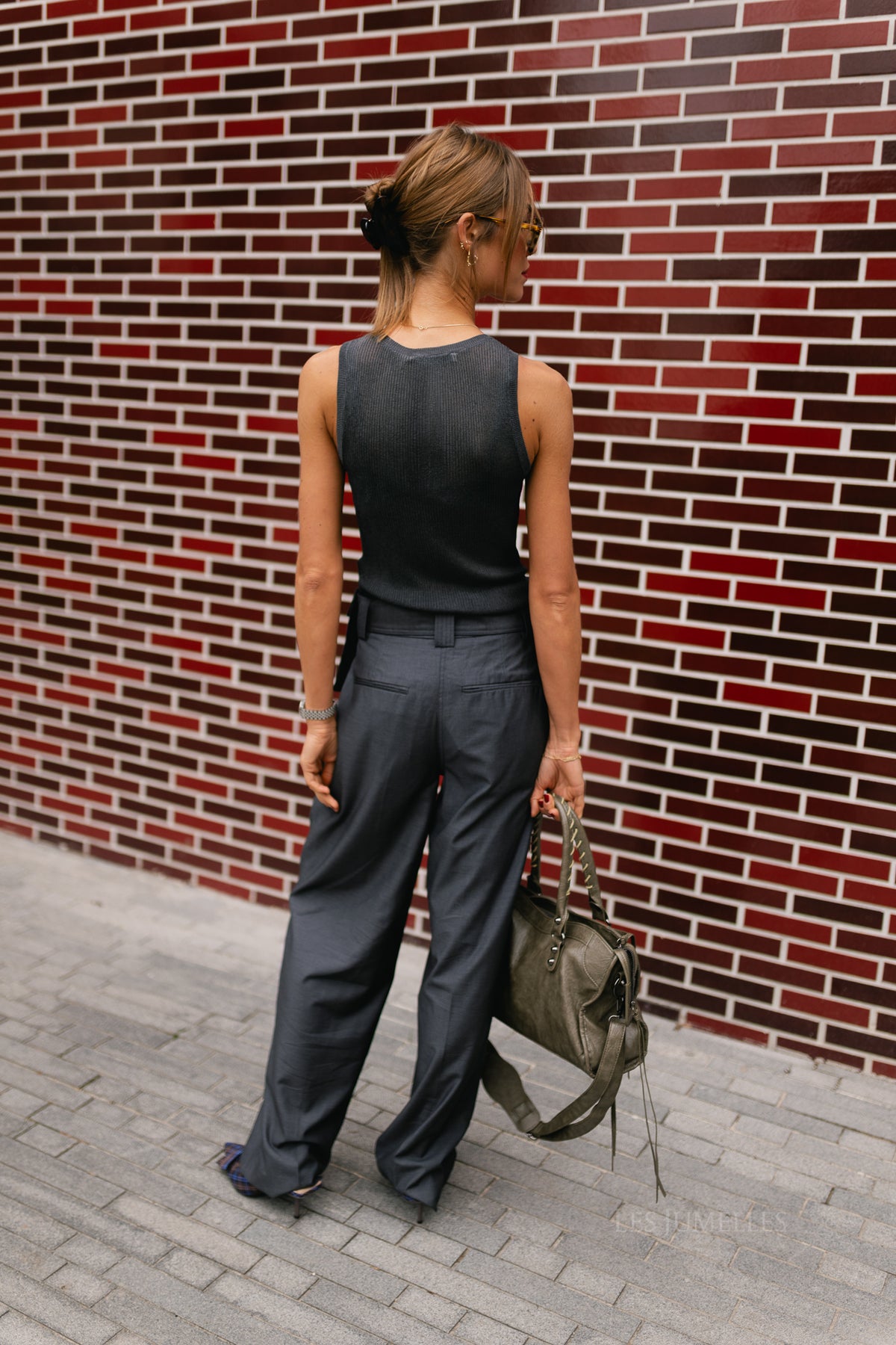 SilviGZ top asphalt metallic