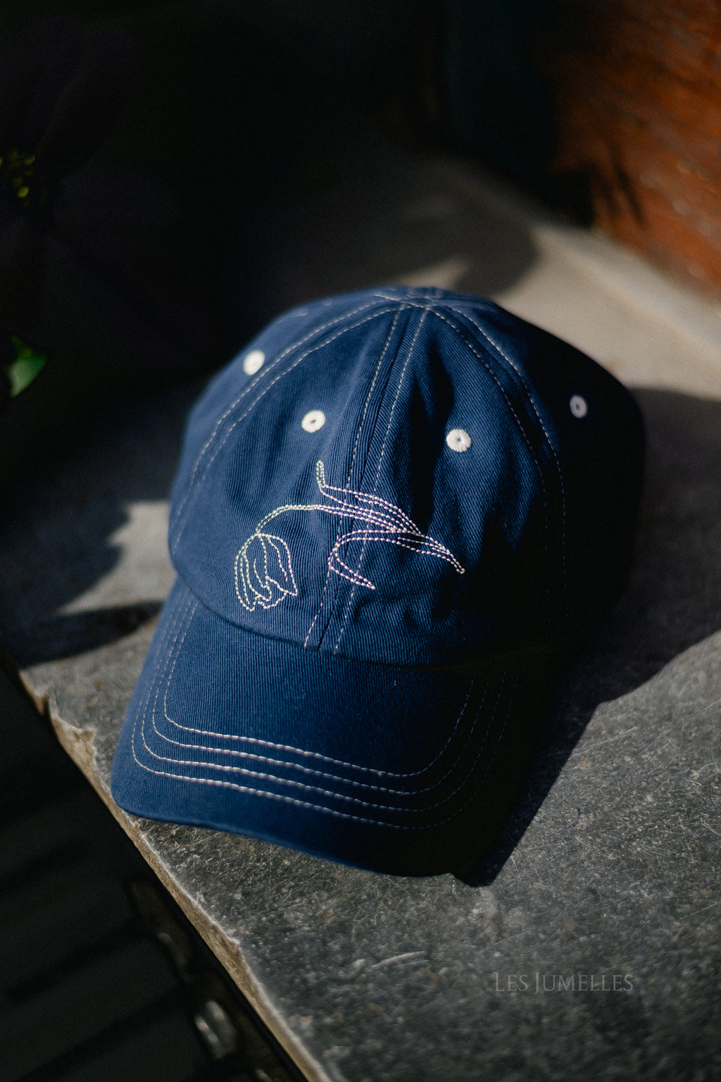 Tulipa cotton cap navy blue