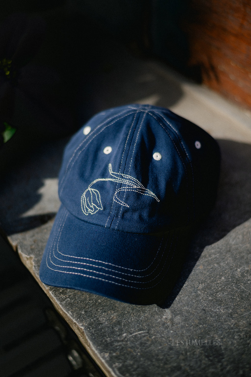 Tulipa cotton cap navy blue