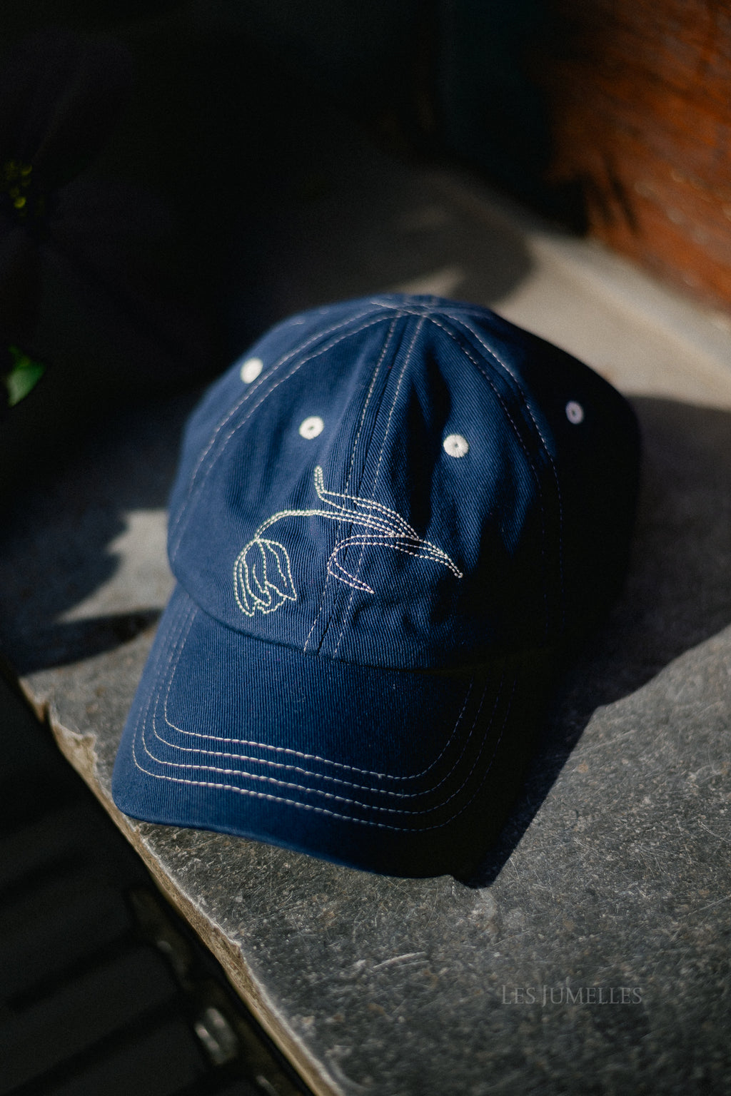 Tulipa cotton cap navy blue