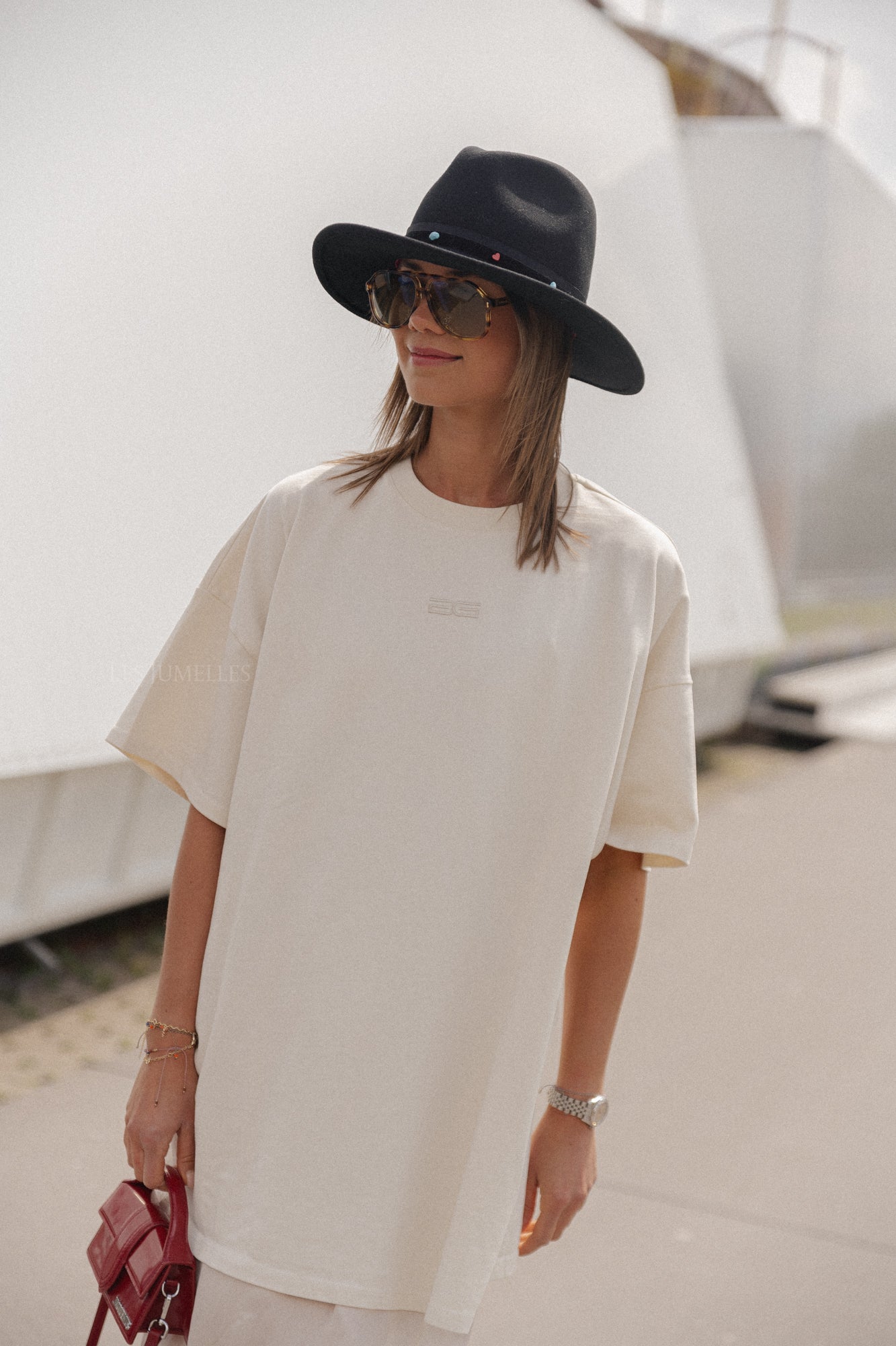 JioGZ oversize tee birch