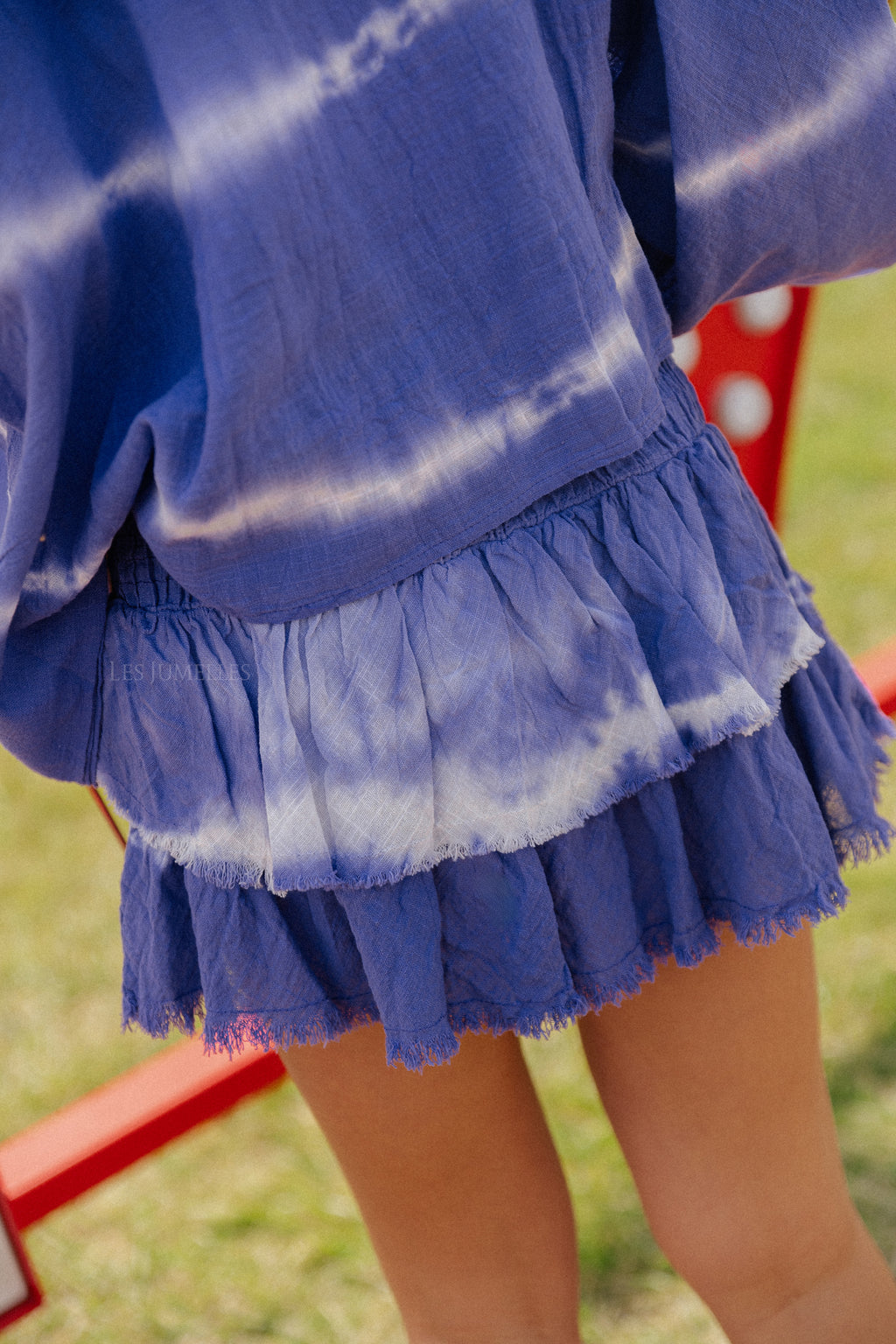 Lexy tie-dye rok paars