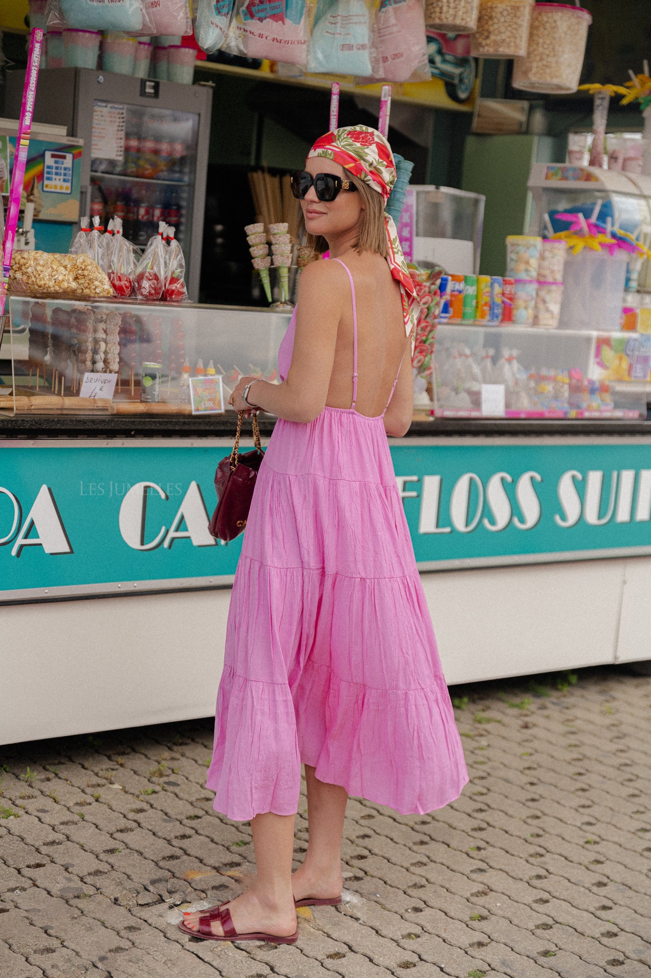 Josephine maxi dress pink