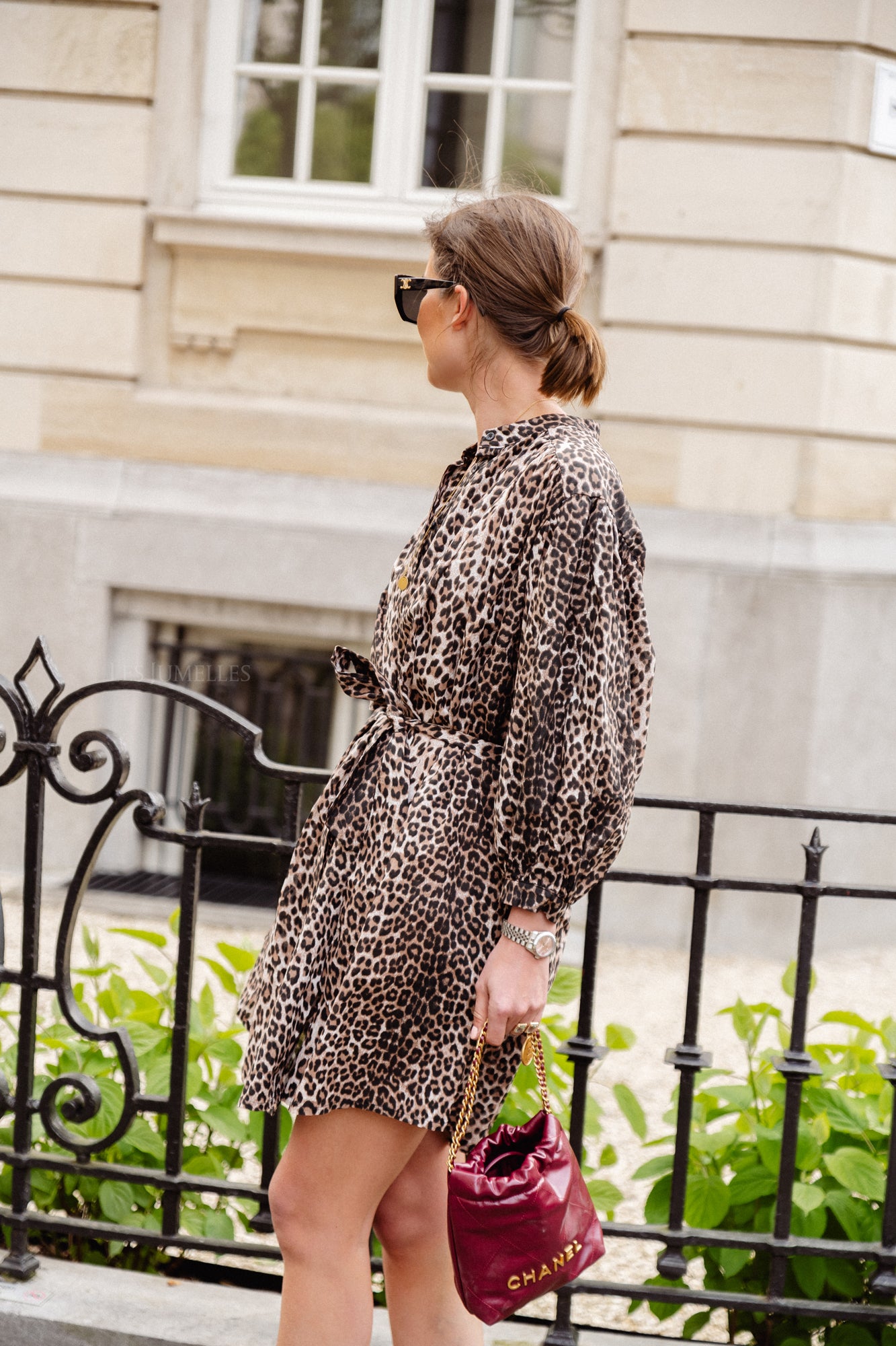 Axelle dress leopard