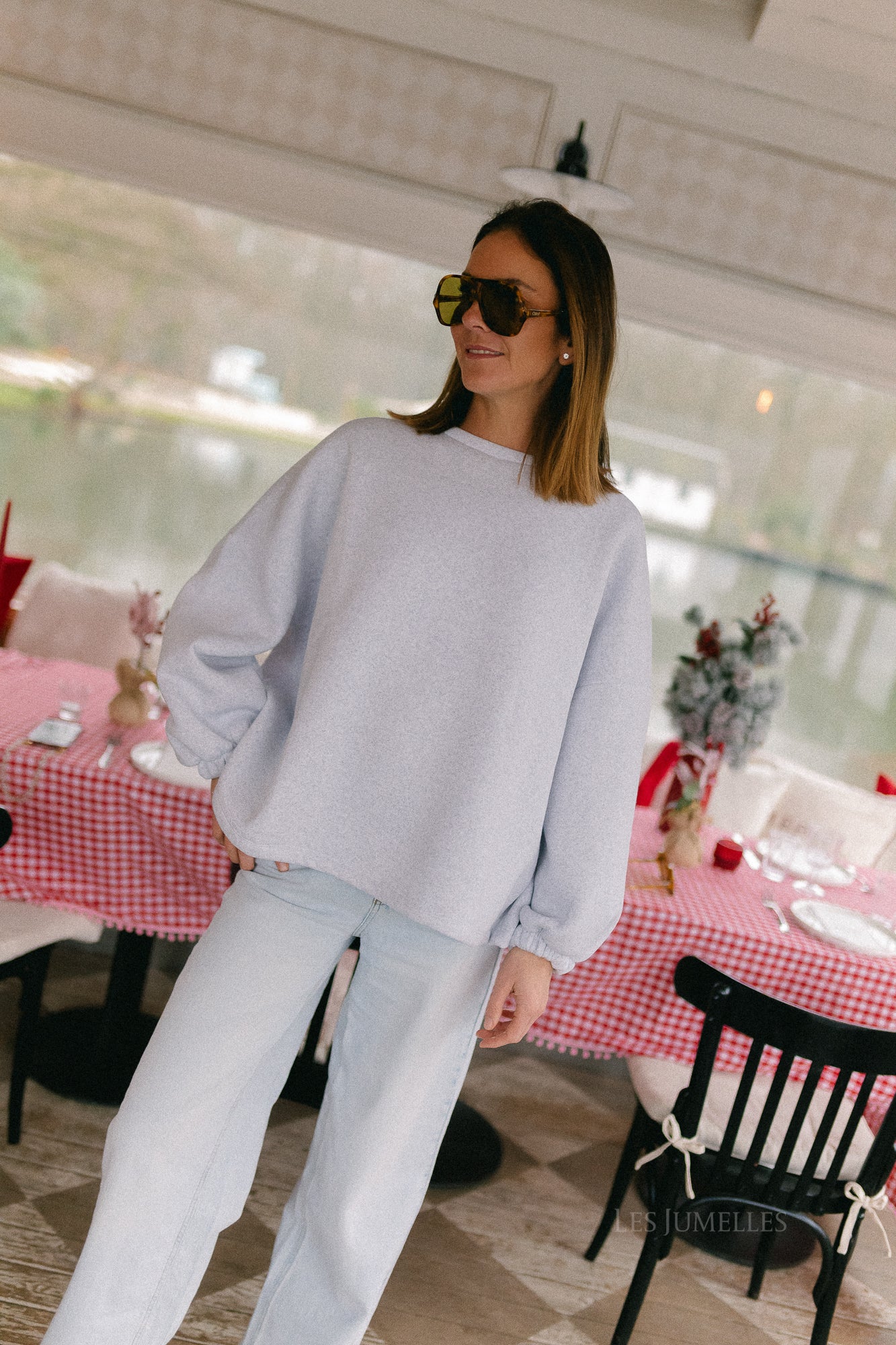 ORIGINAL Mommy sweater burgundy/light grey