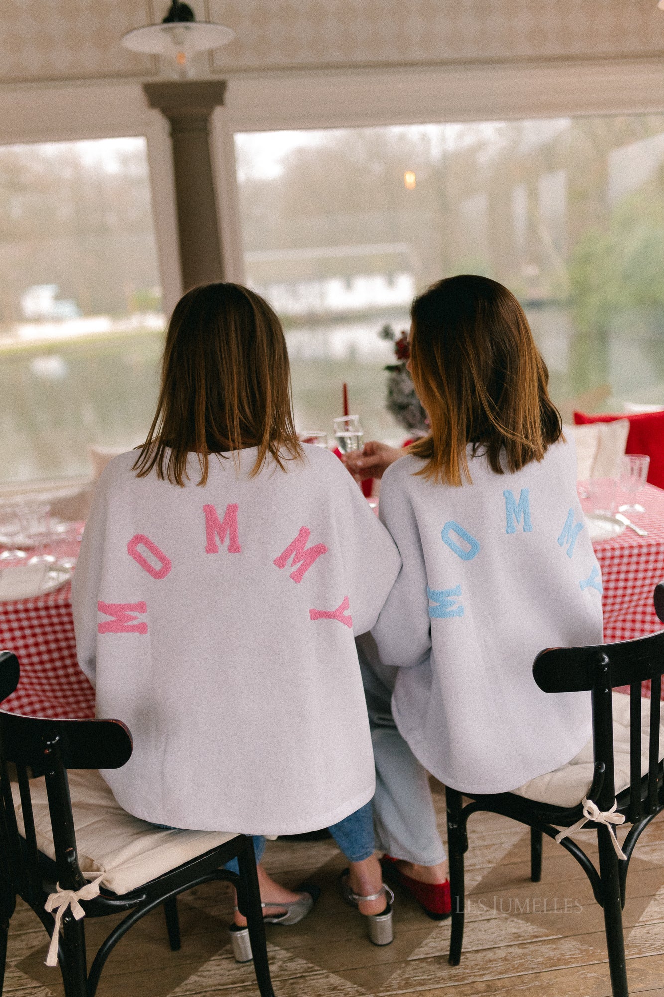 ORIGINAL 'Mommy' Pullover Rosa/hellgrau