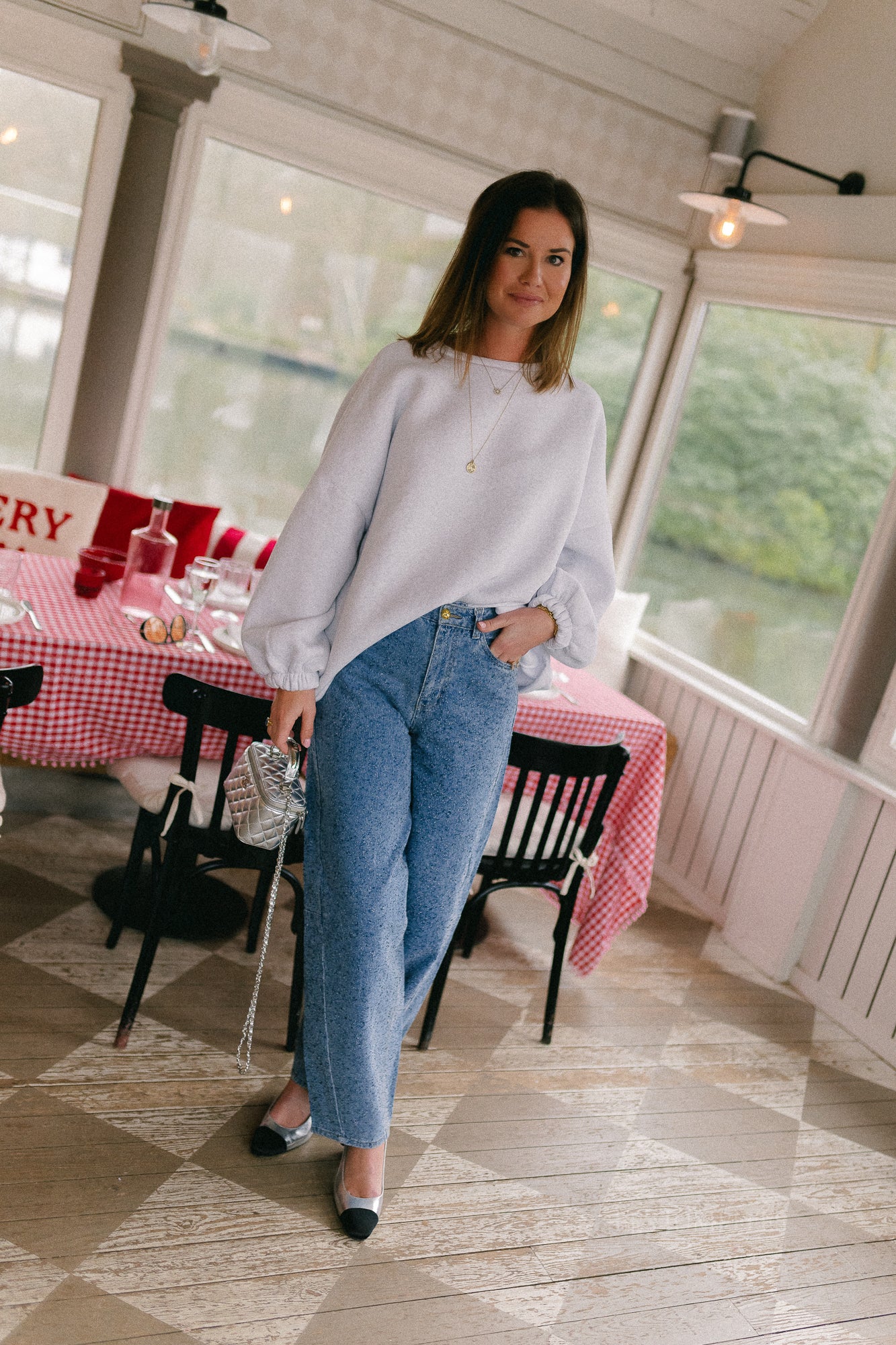 ORIGINAL 'Mommy' Pullover Rosa/hellgrau