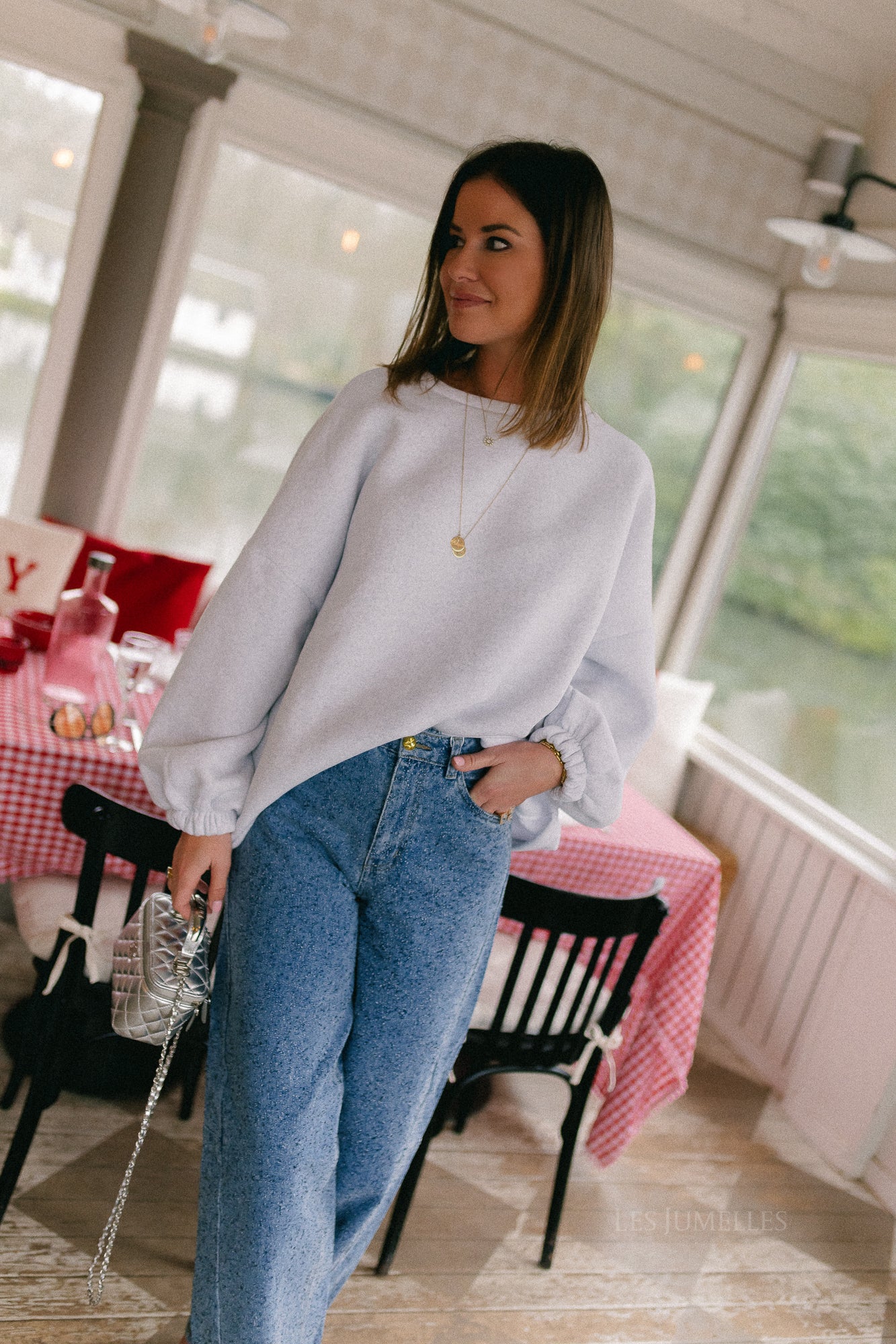 ORIGINAL 'Mommy' Pullover Rosa/hellgrau