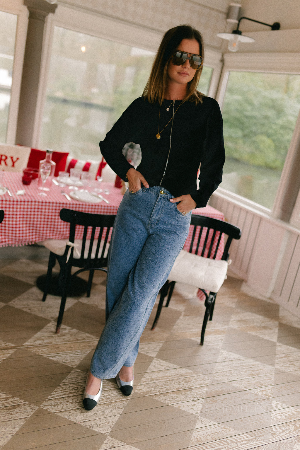 OBJReynard LS knit cardigan black