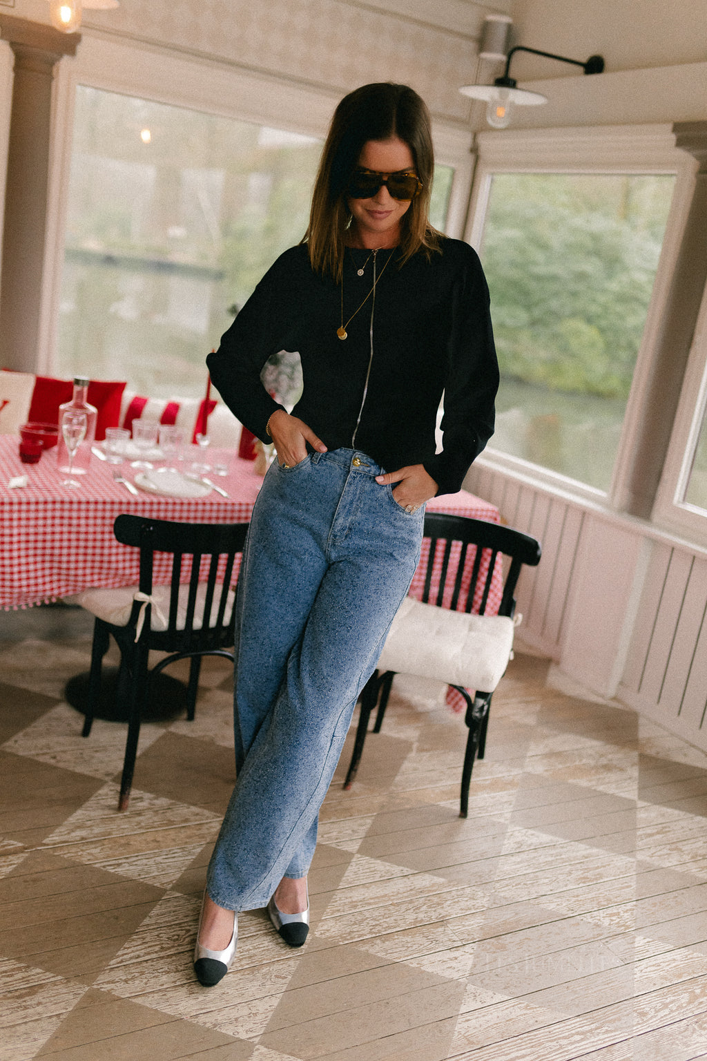 OBJReynard LS knit cardigan black