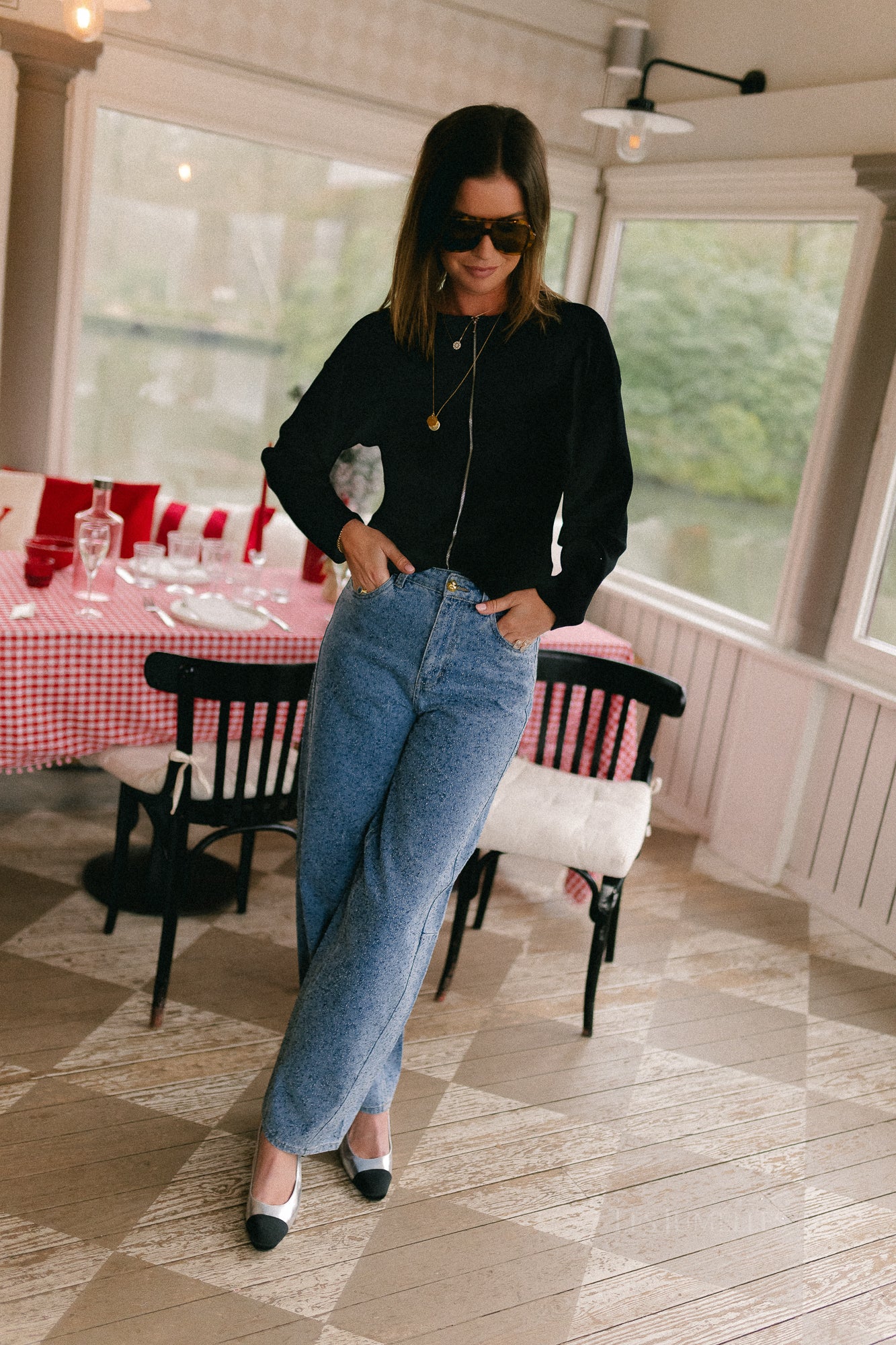 OBJReynard LS knit cardigan black