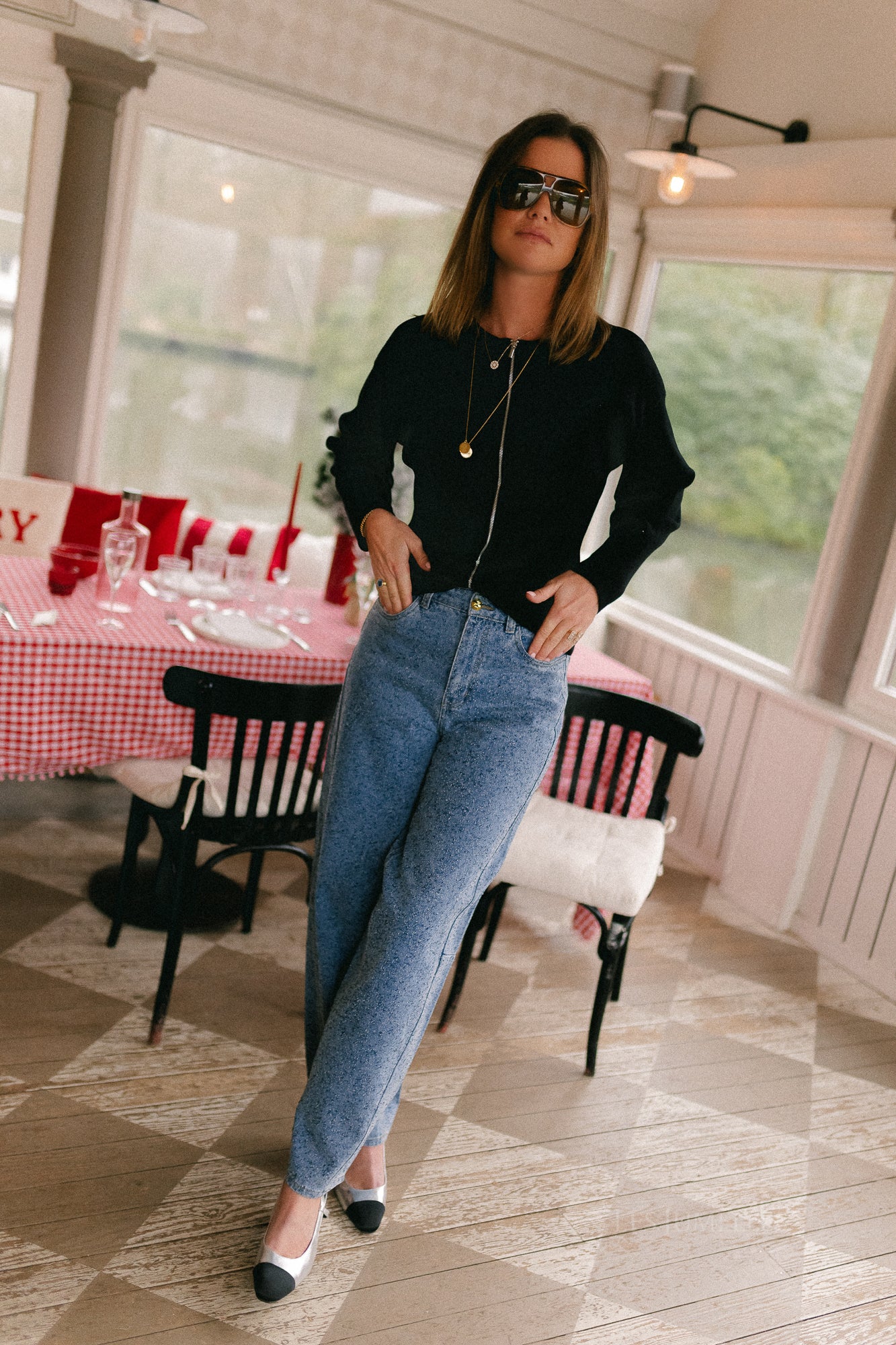 OBJReynard LS knit cardigan black