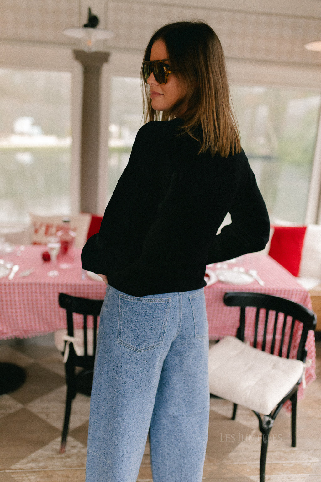 OBJReynard LS knit cardigan black