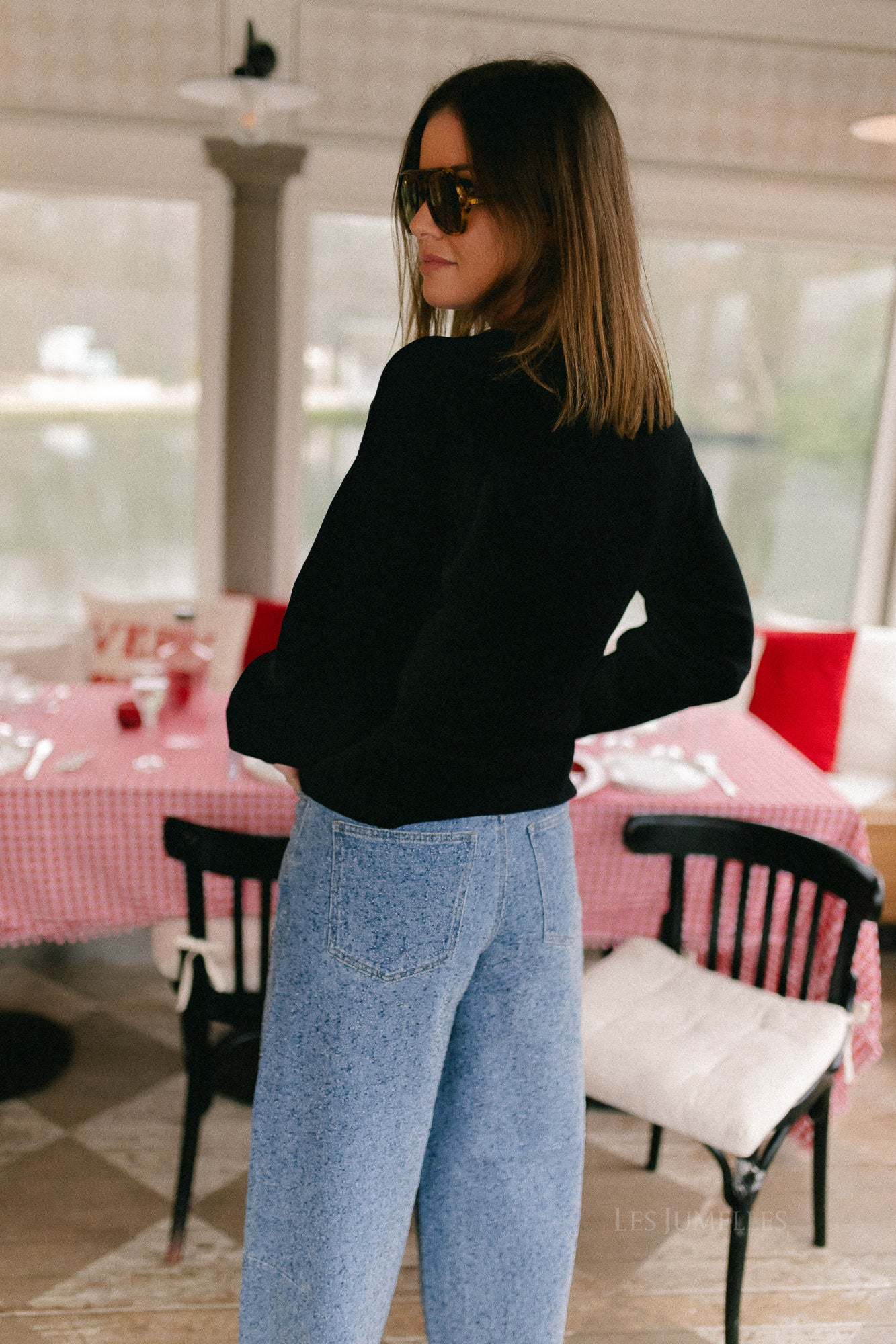 OBJReynard LS knit cardigan black