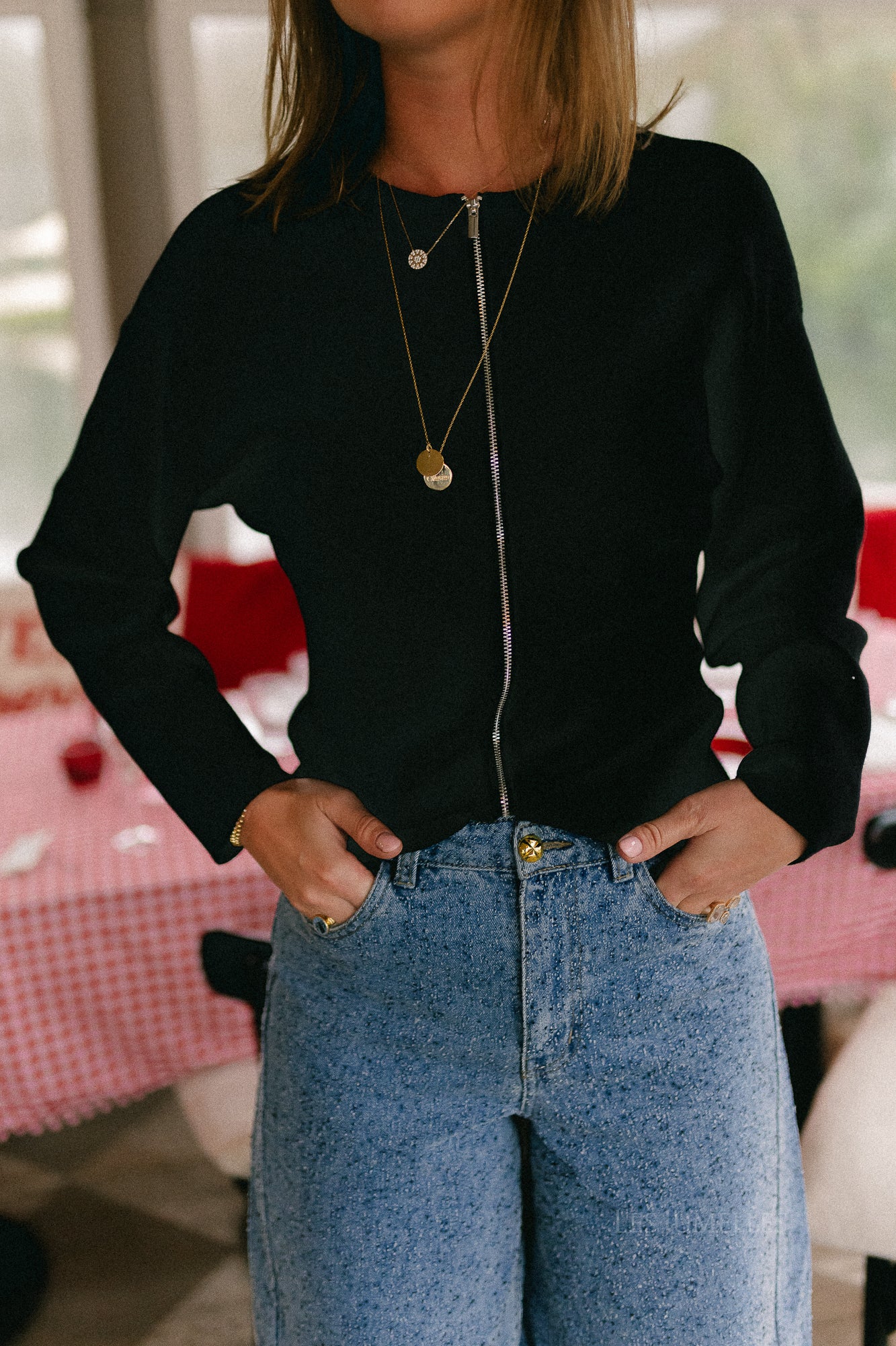 OBJReynard LS knit cardigan black