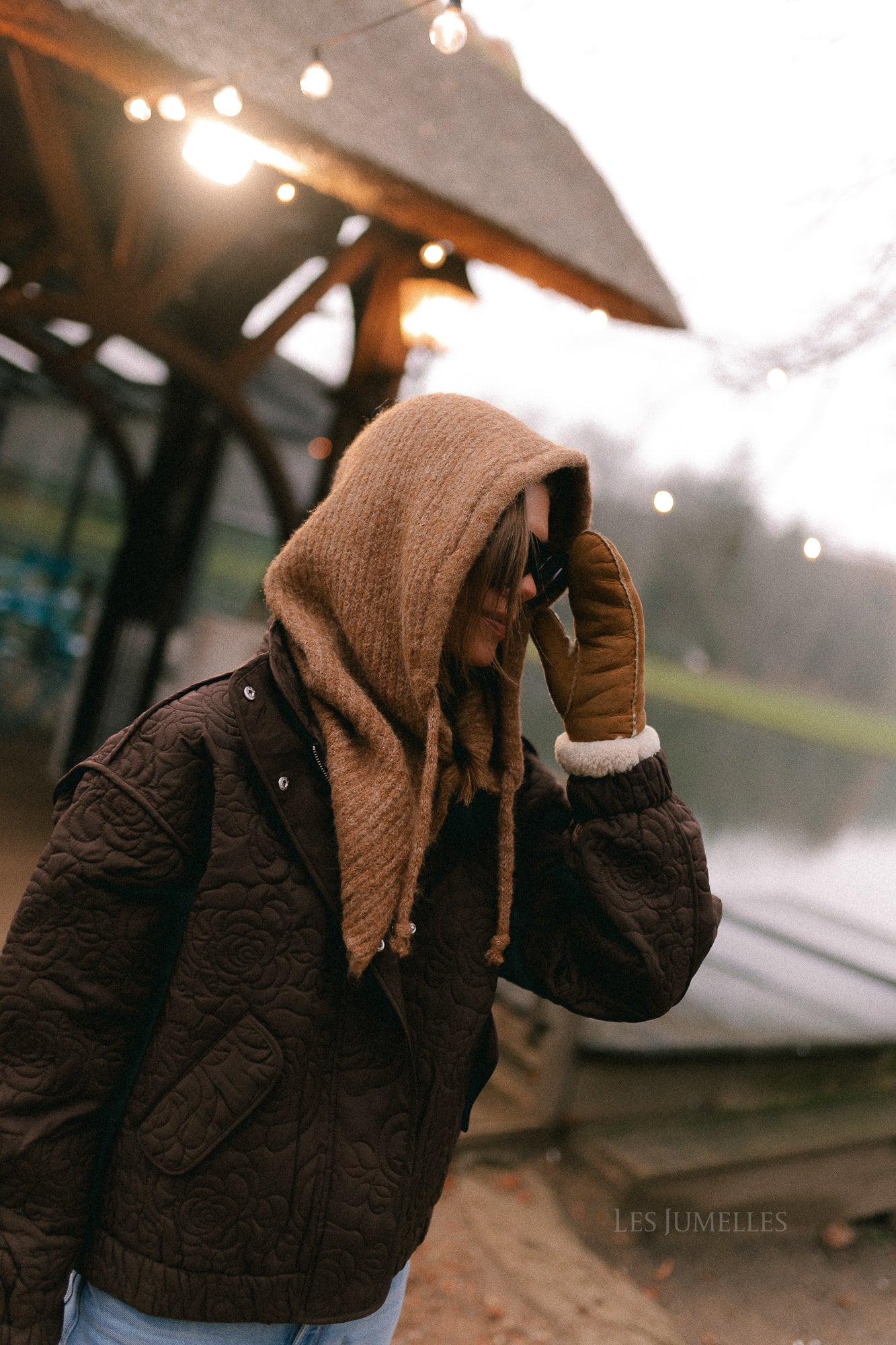 Babette balaclava camel