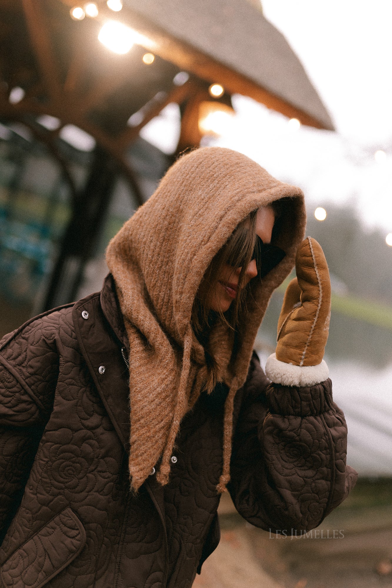 Babette balaclava camel