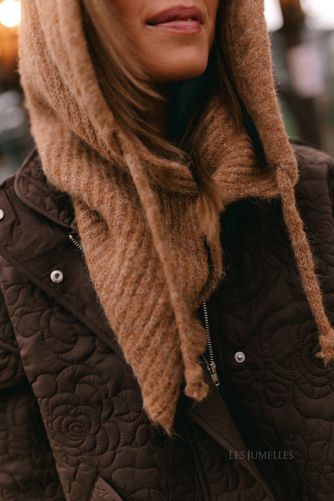 Babette balaclava camel