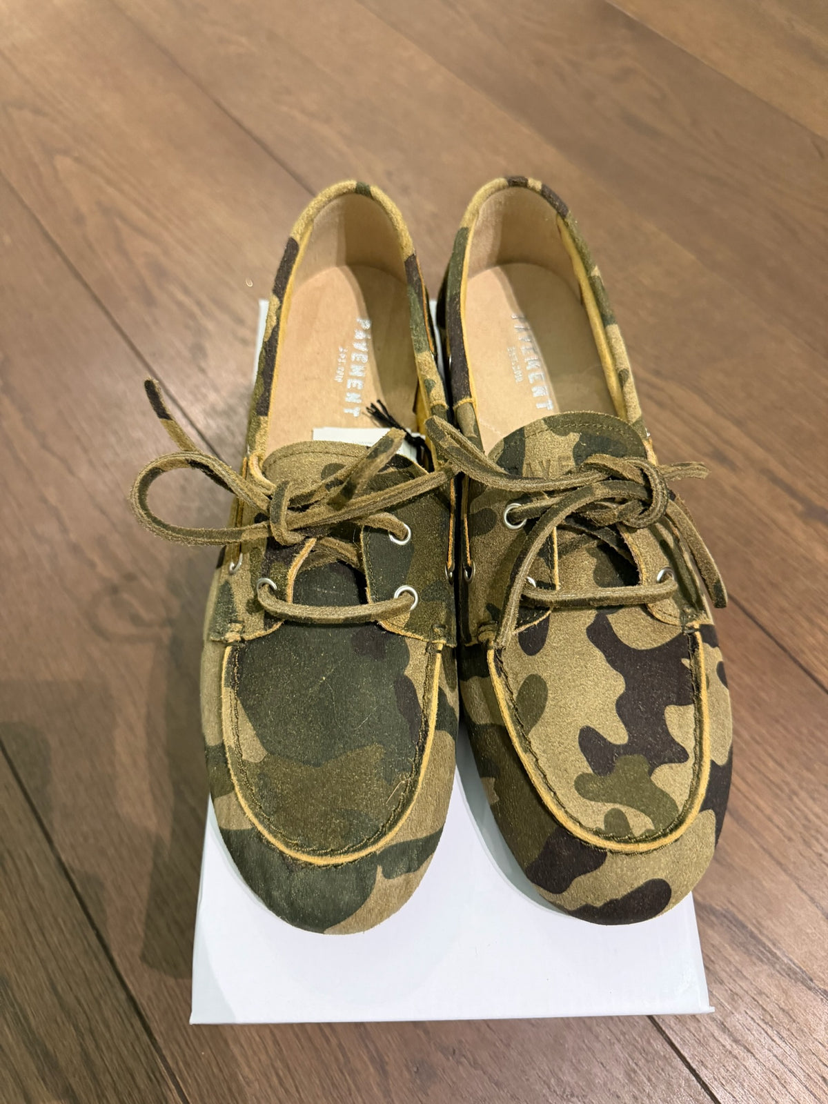 PAMarin loafers camo suede