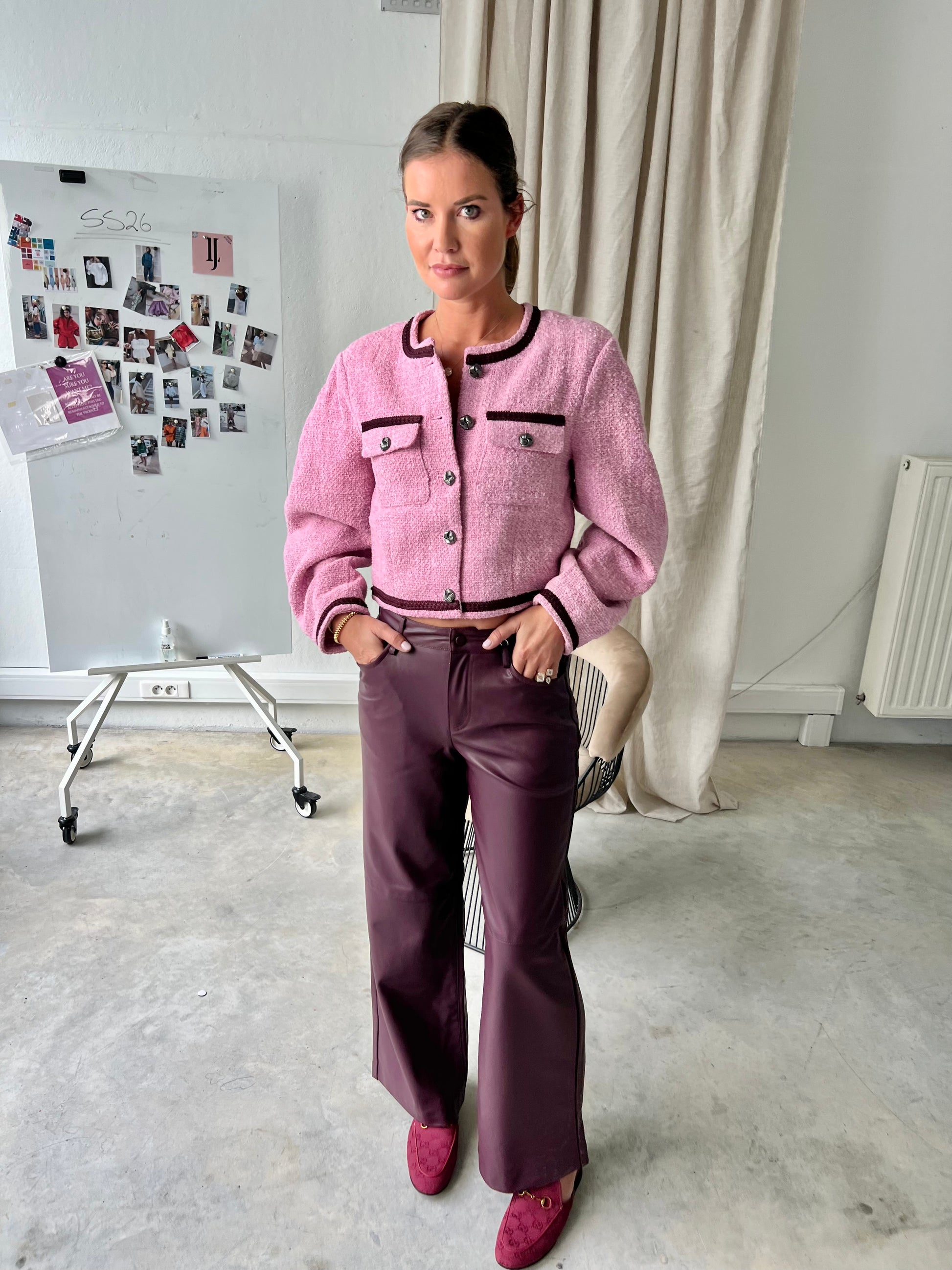 GZSigrun short jacket lilac chiffon
