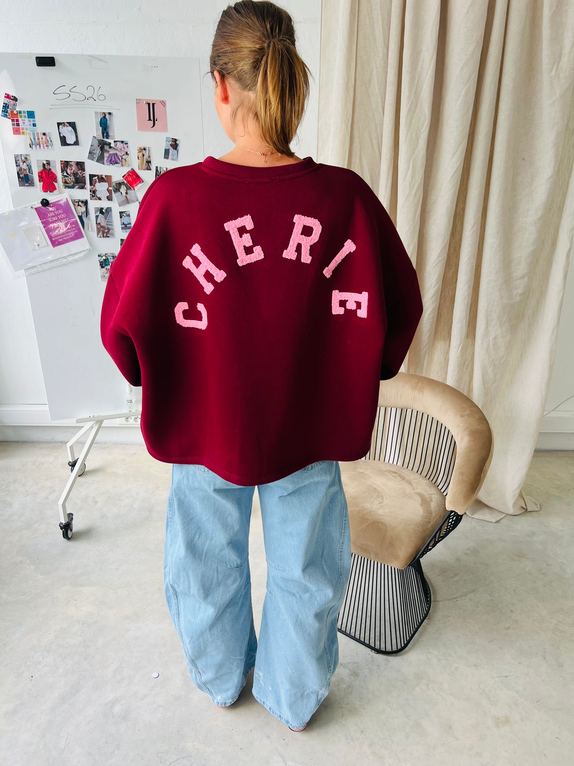 ORIGINAL Chérie sweater burgundy