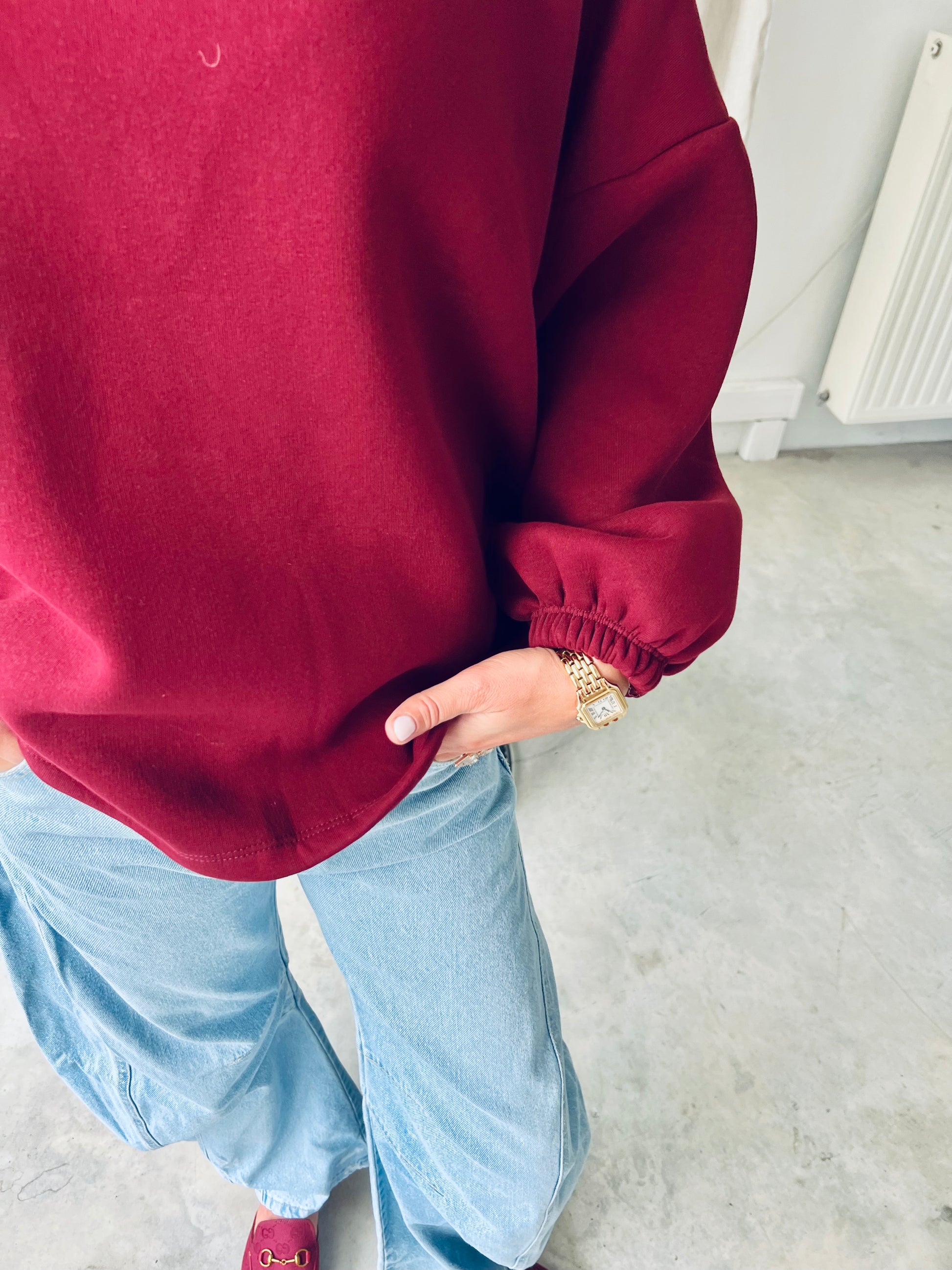 ORIGINAL Chérie sweater burgundy