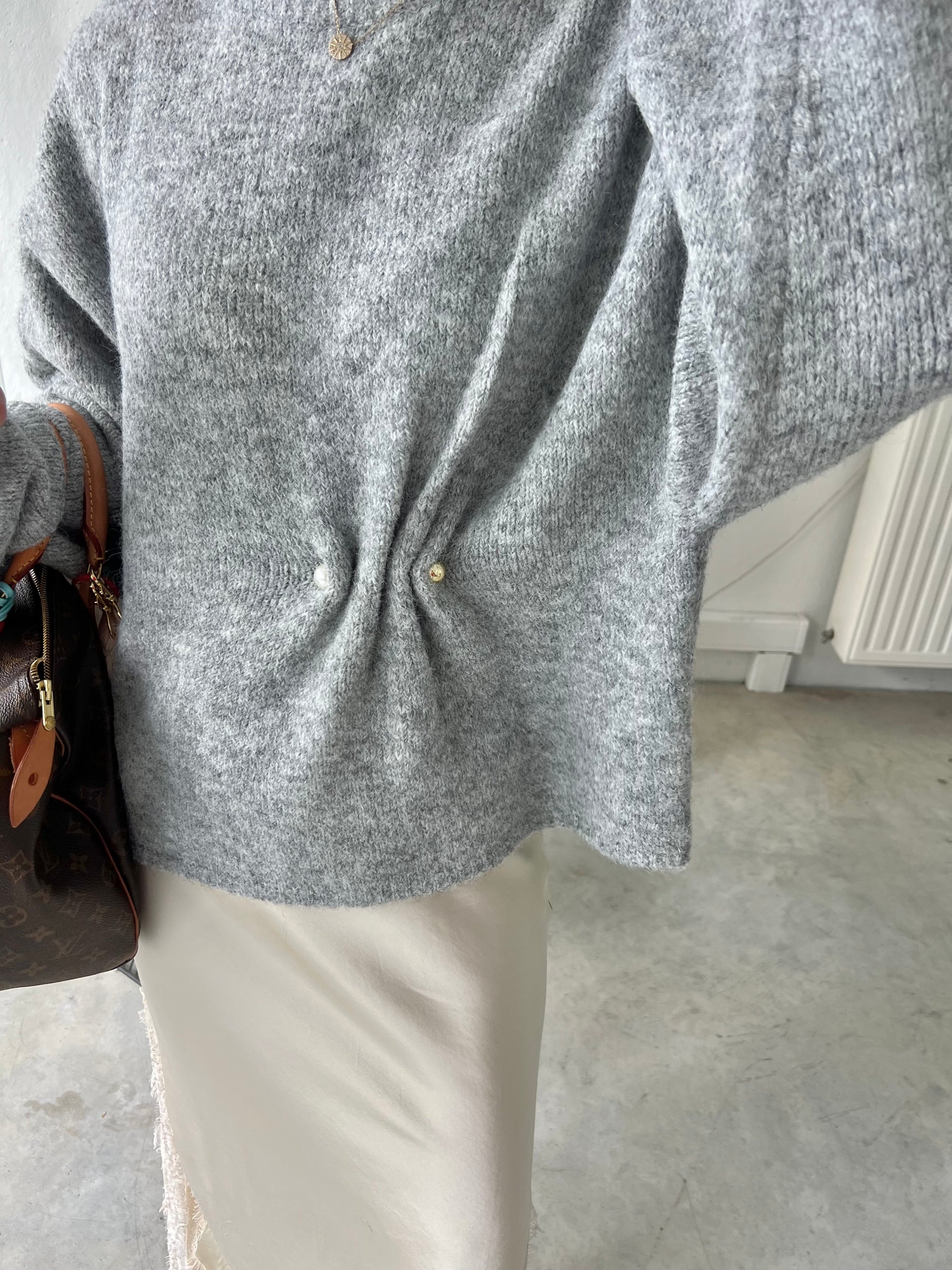 Noorie jumper light grey melange