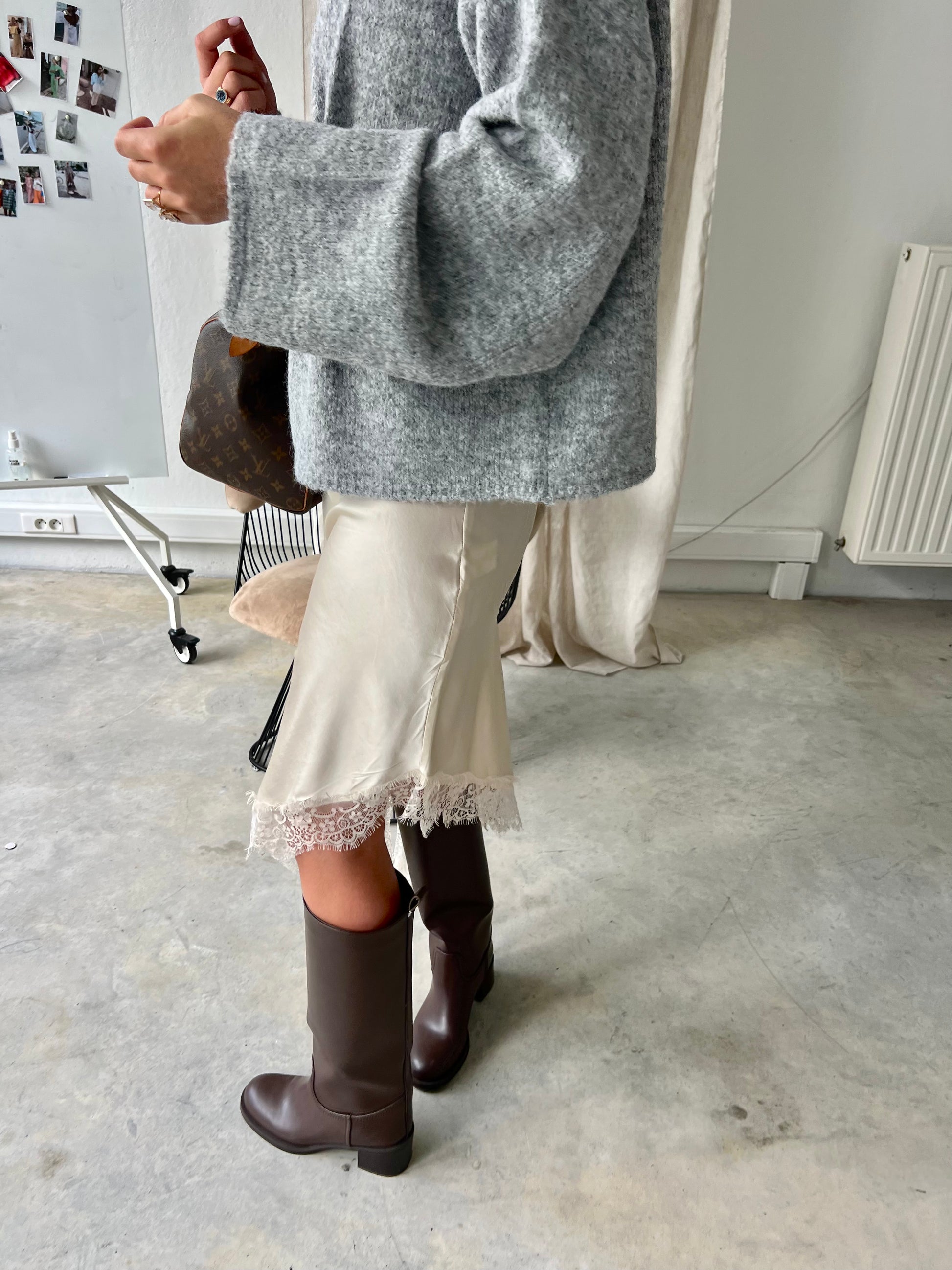 Noorie jumper light grey melange