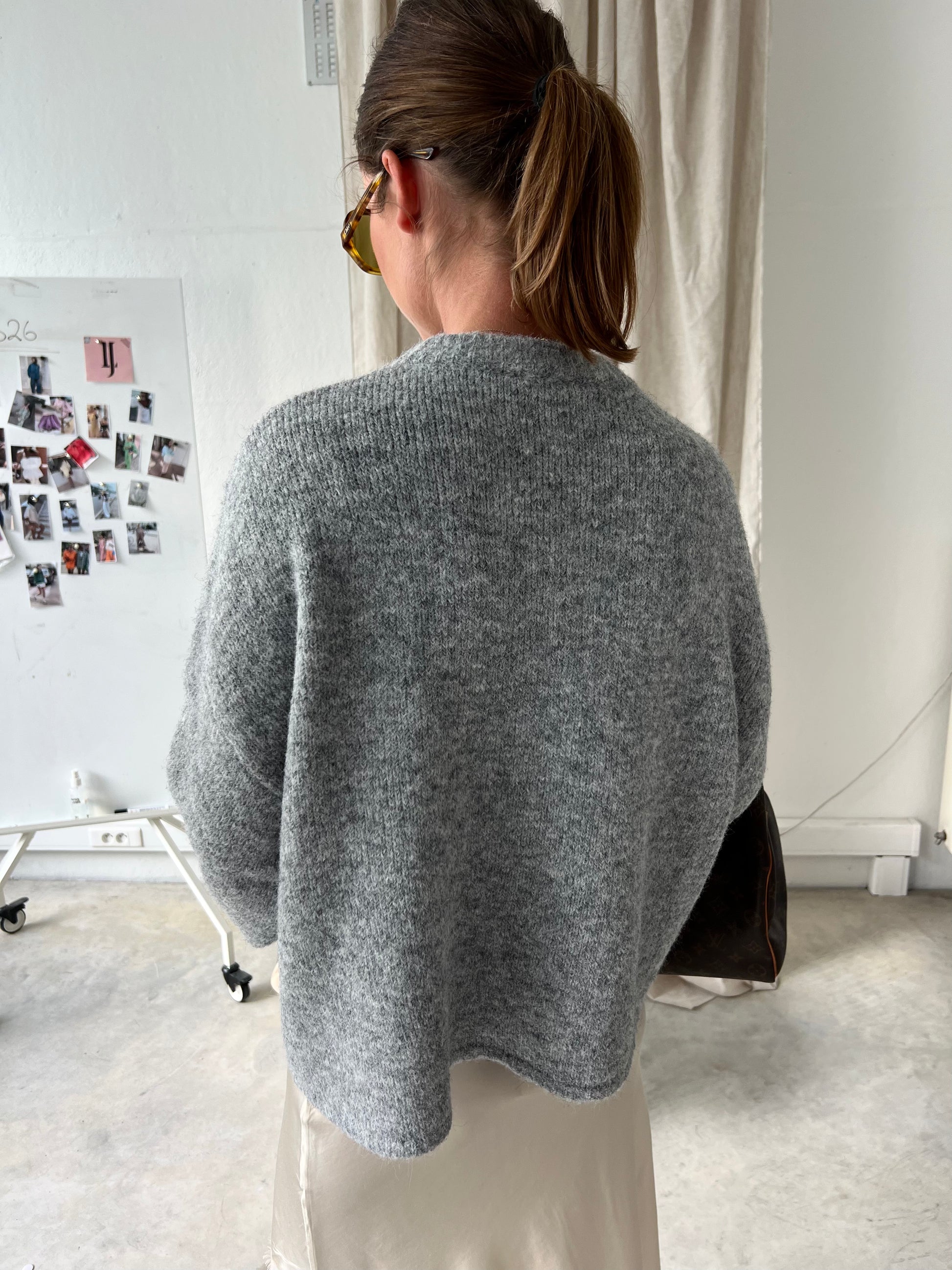 Noorie jumper light grey melange