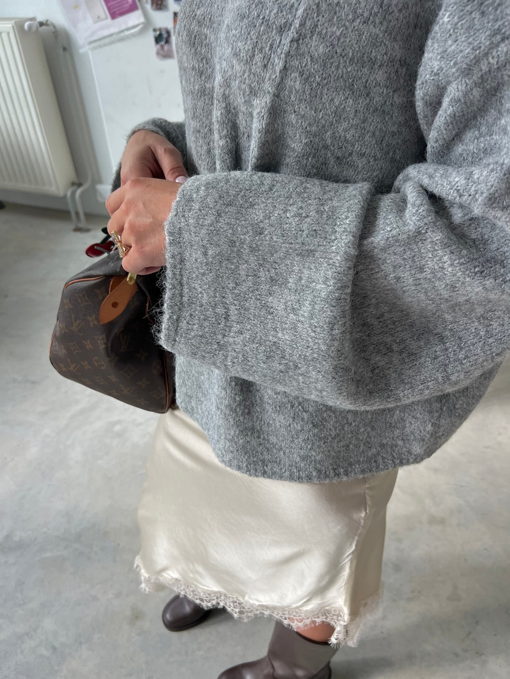 Noorie jumper light grey melange