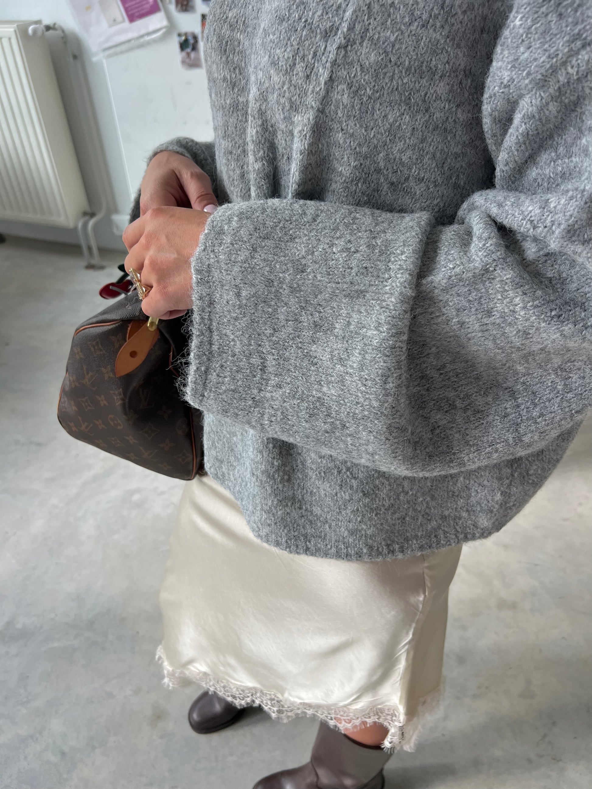Noorie jumper light grey melange