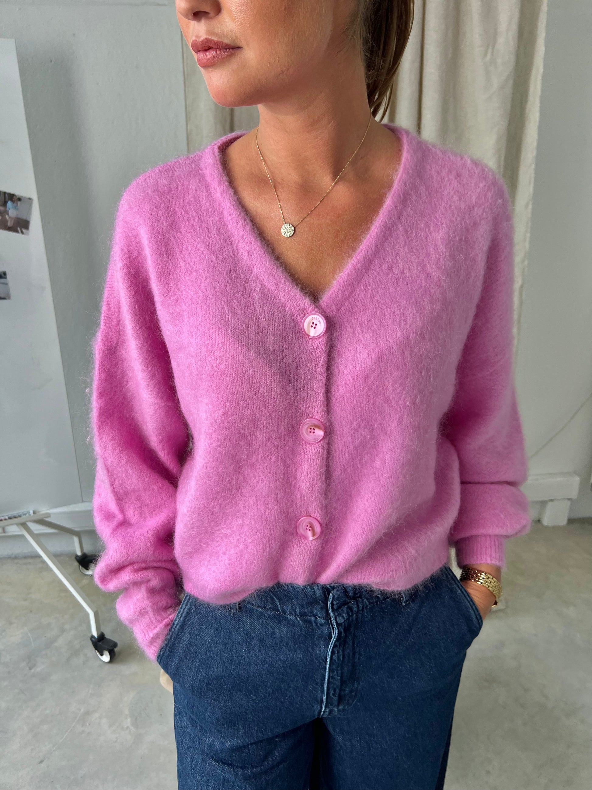 GZDebbie cardigan begonia melange