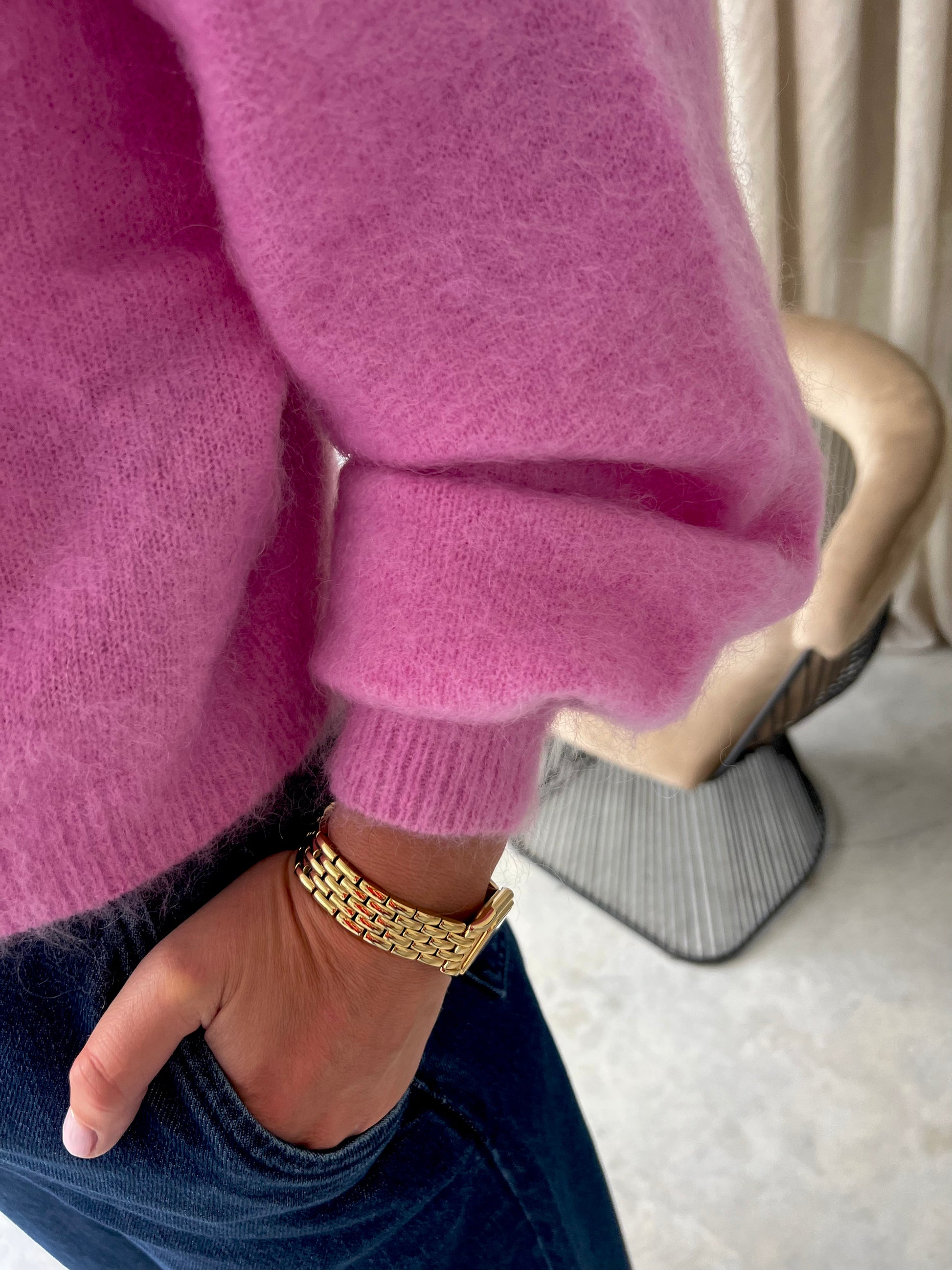 GZDebbie cardigan begonia melange