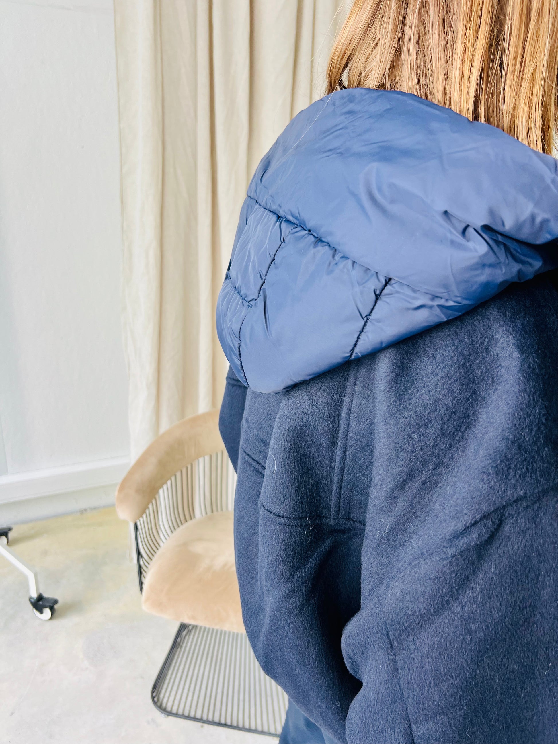 OBJMoore L/S wool bomber sky captain