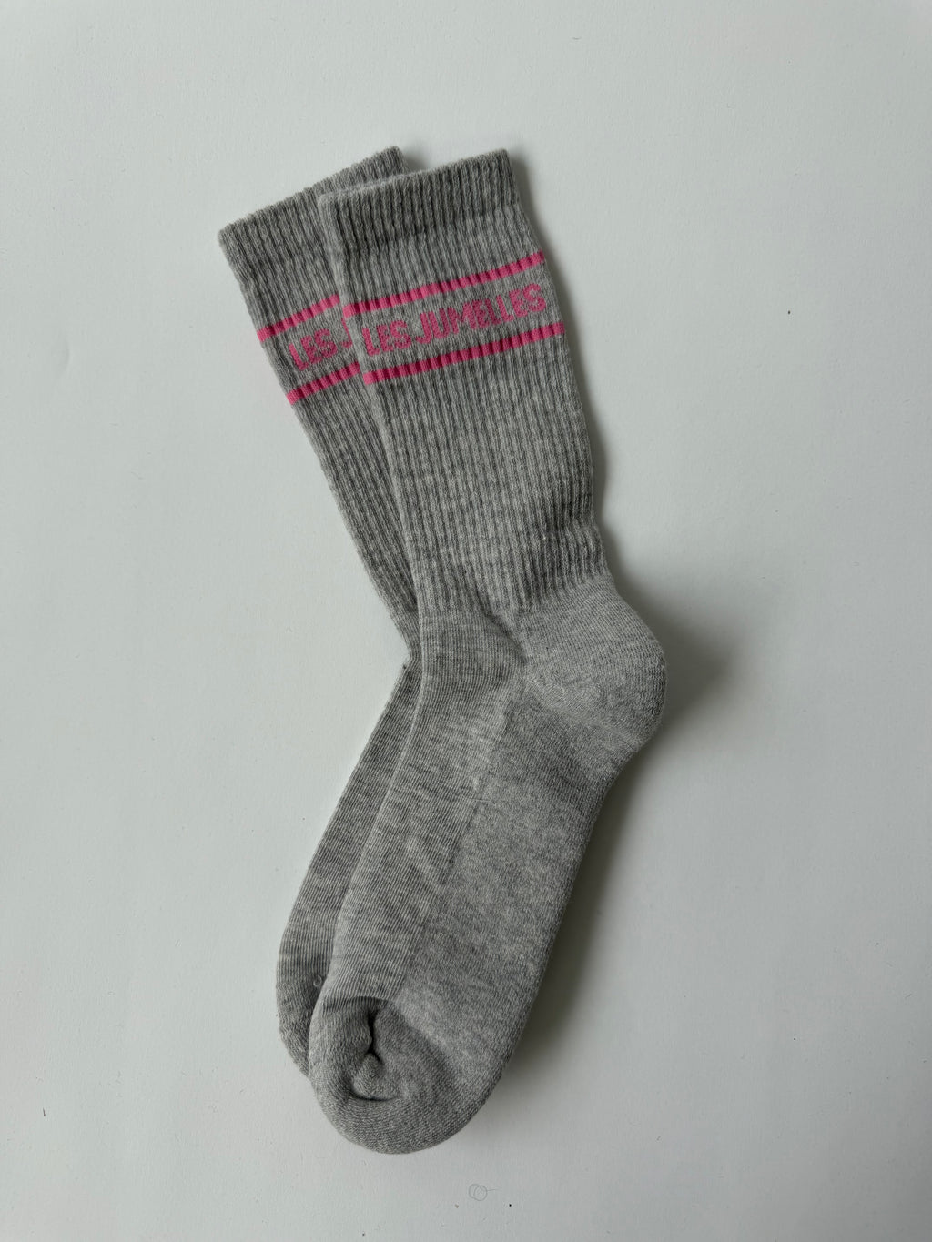 Fille à papa socks light grey/pink