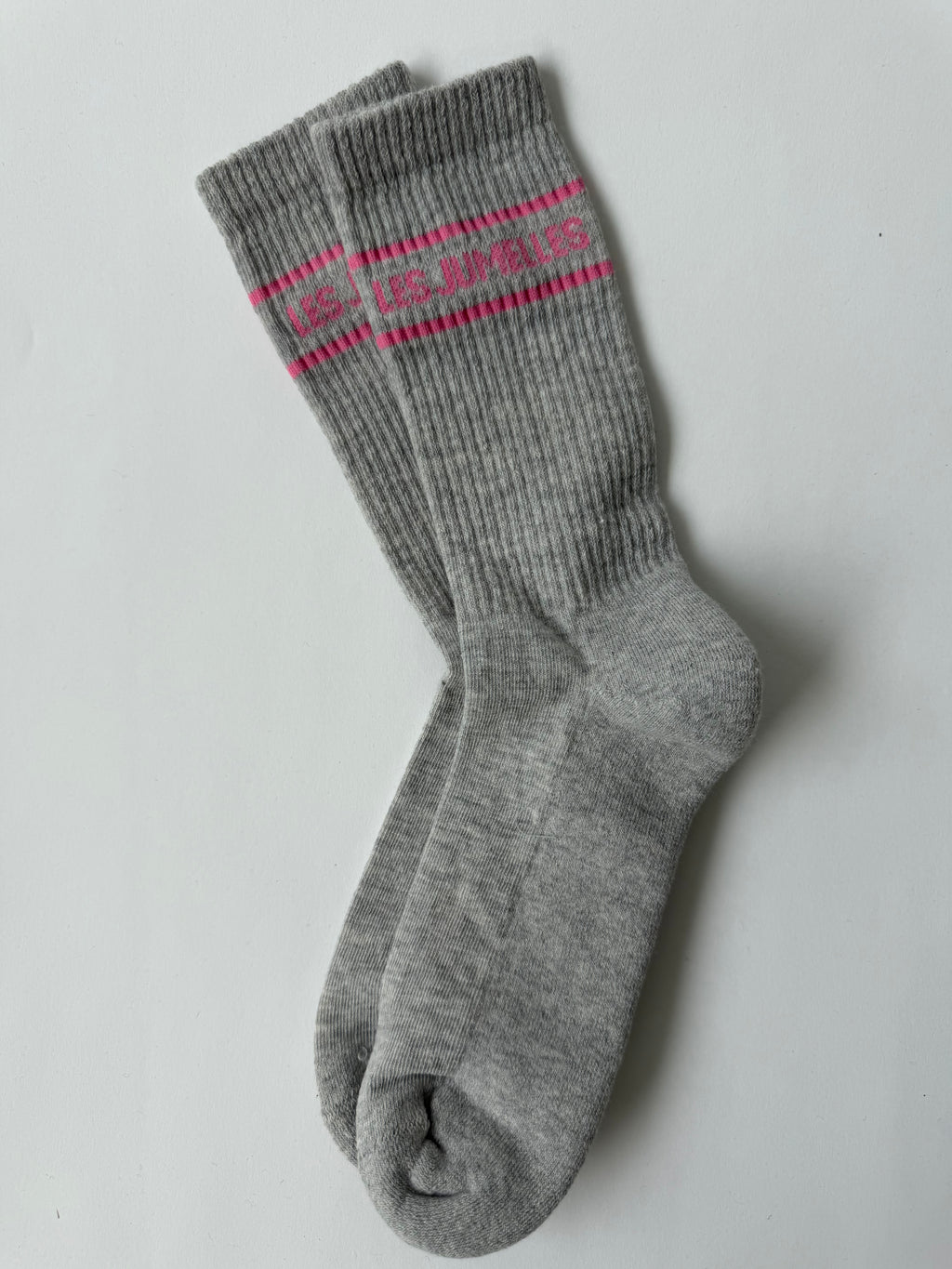Fille à papa socks light grey/pink