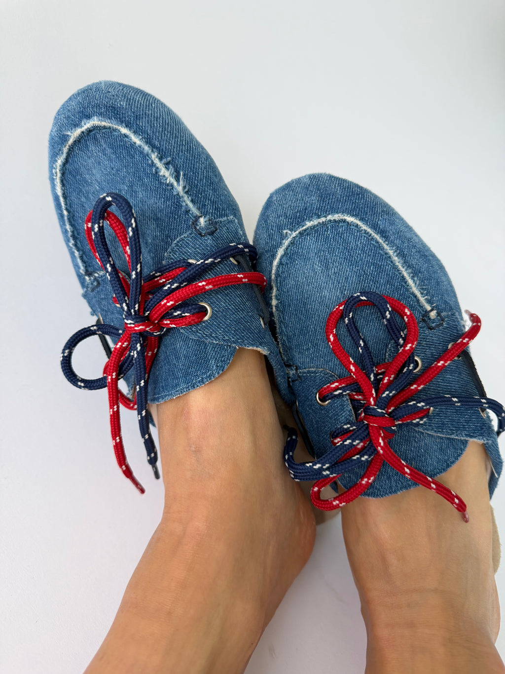 PAYasma loafers denim lace