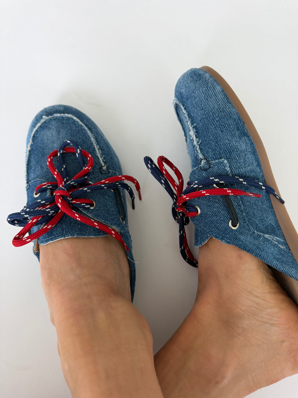 PAYasma loafers denim lace