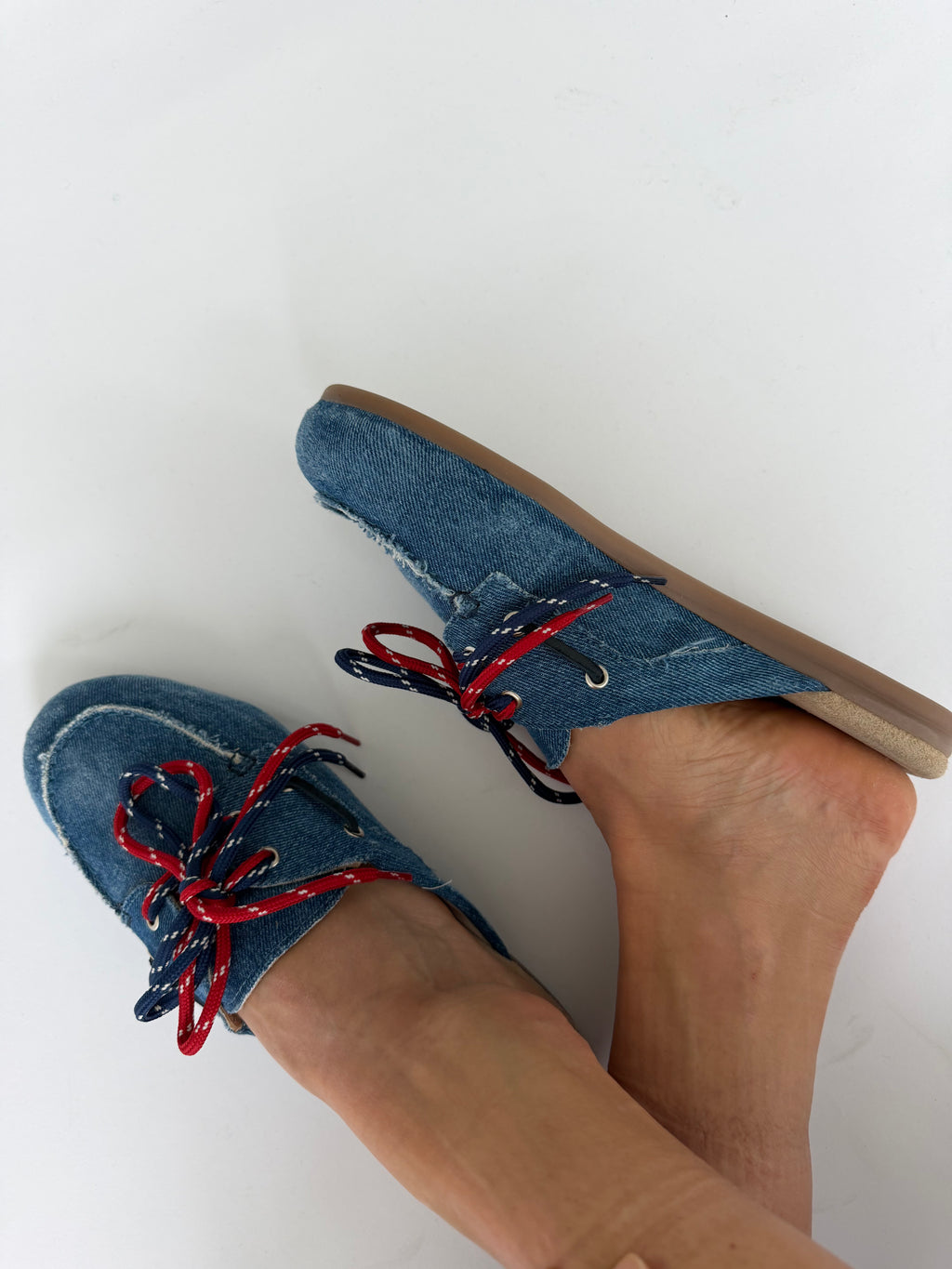 PAYasma loafers denim lace
