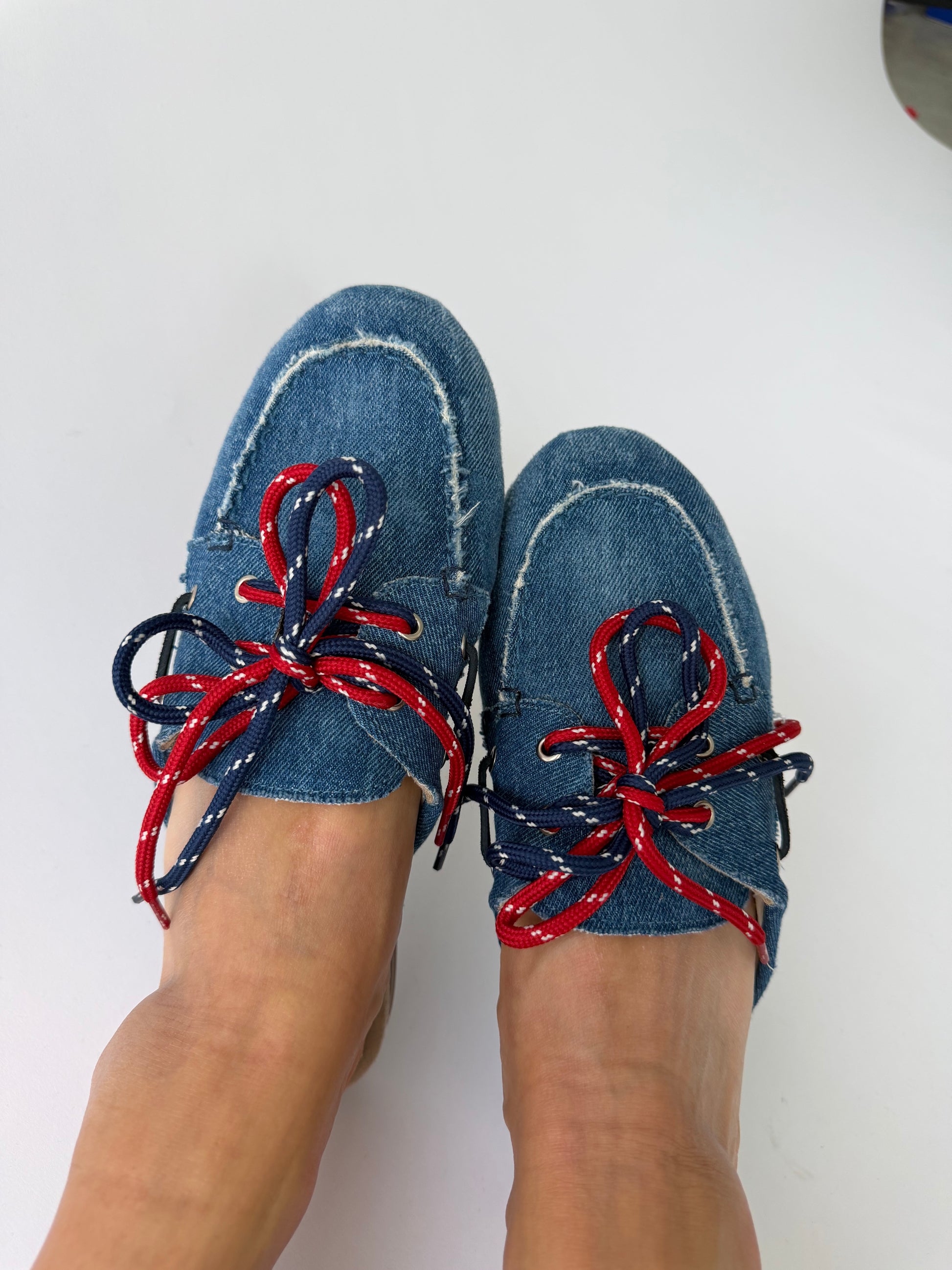 PAYasma loafers denim lace